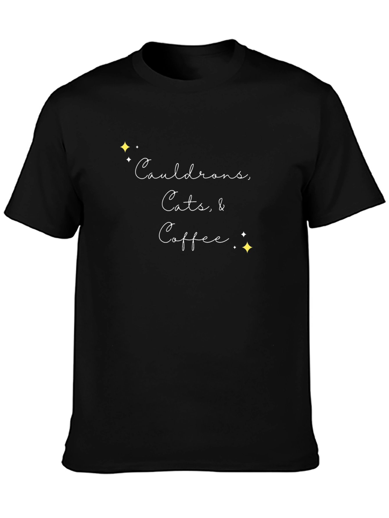 Cauldrons Cats & Coffee T-Shirt