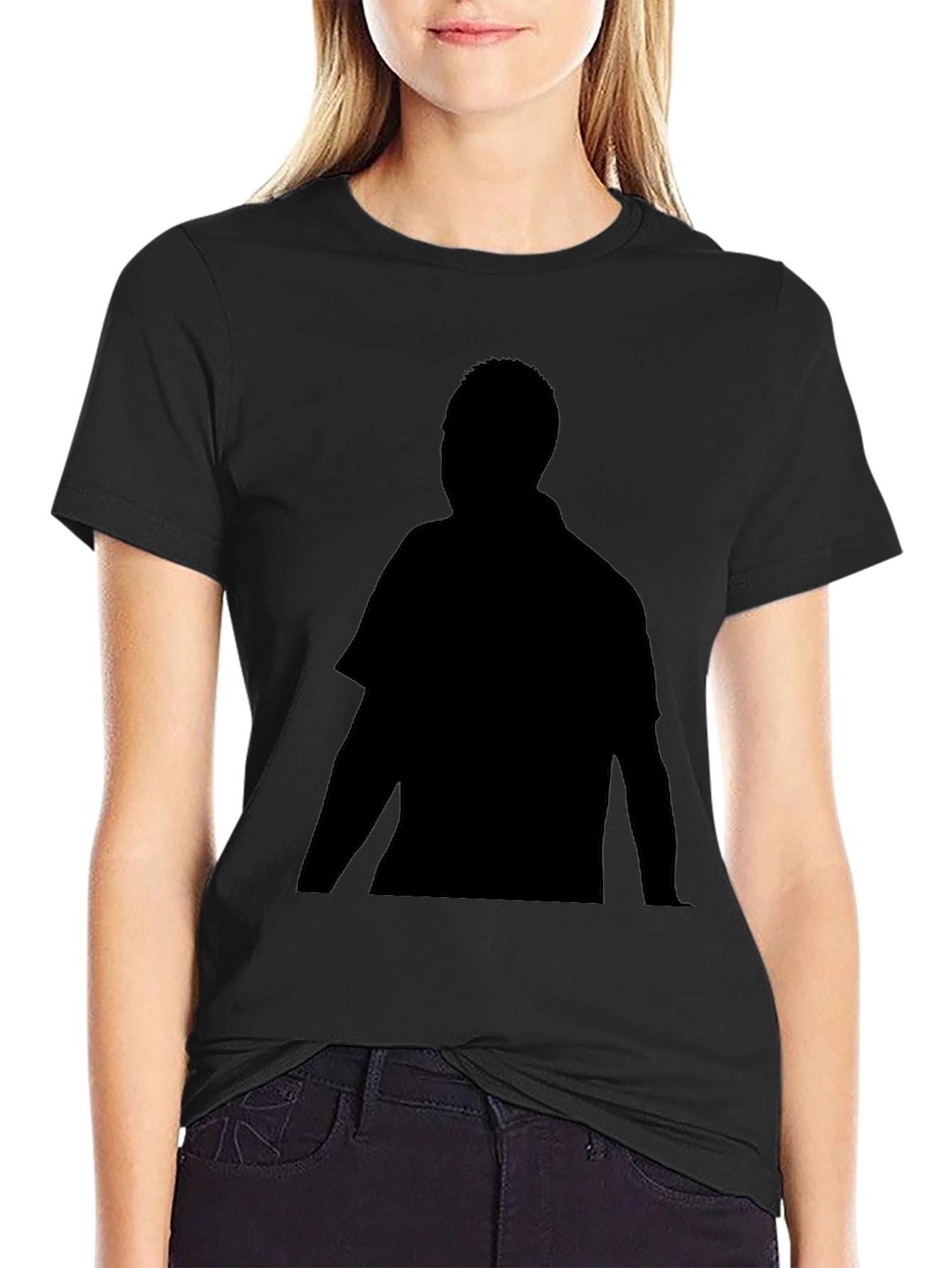 Silhouette Graphic Tee - Classic Black T-Shirt