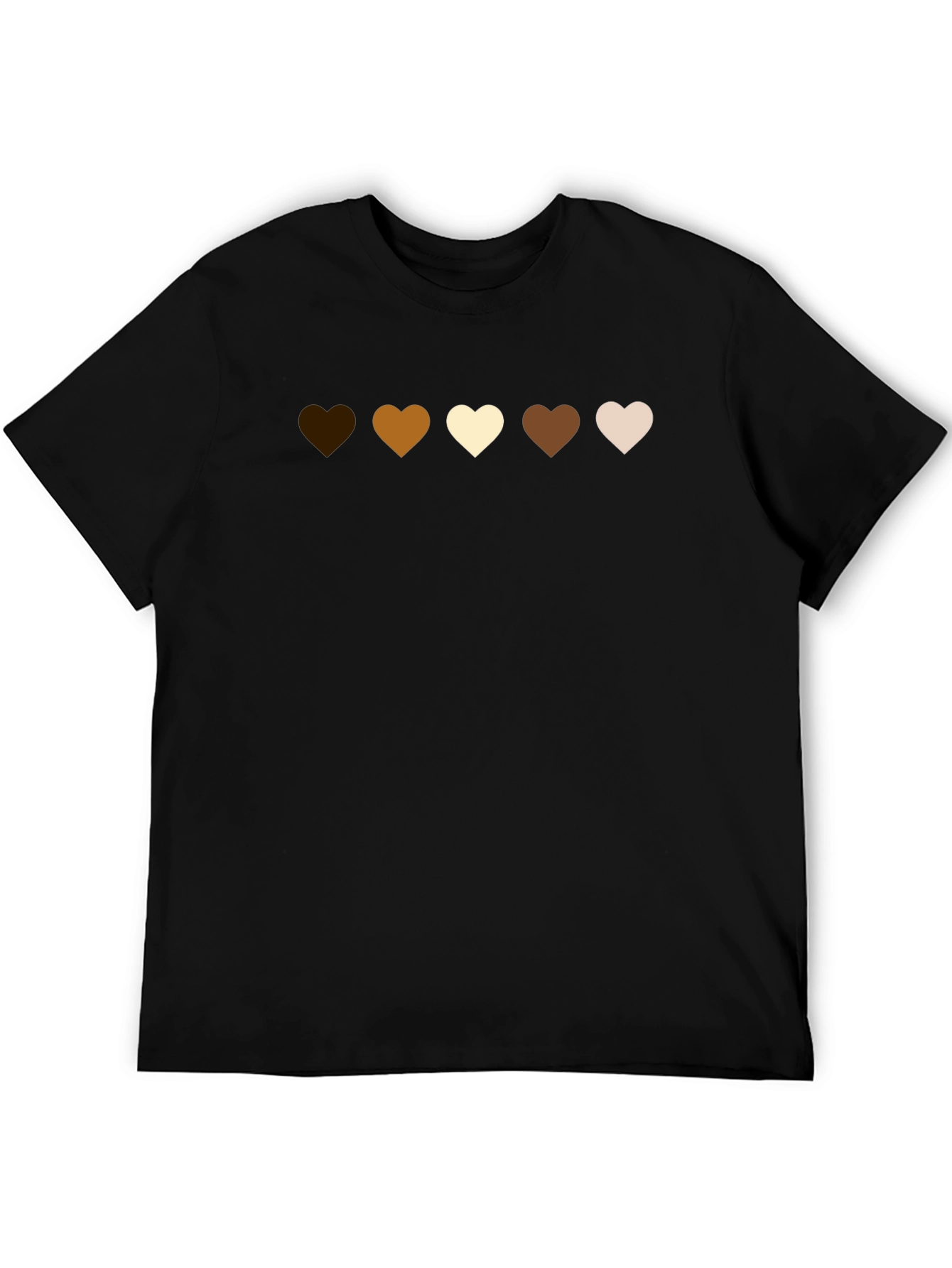Diversity Hearts T-Shirt - Black