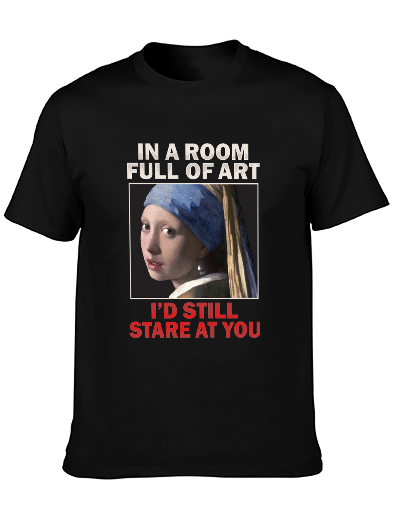 Art Lovers T-Shirt: Girl with a Pearl Earring