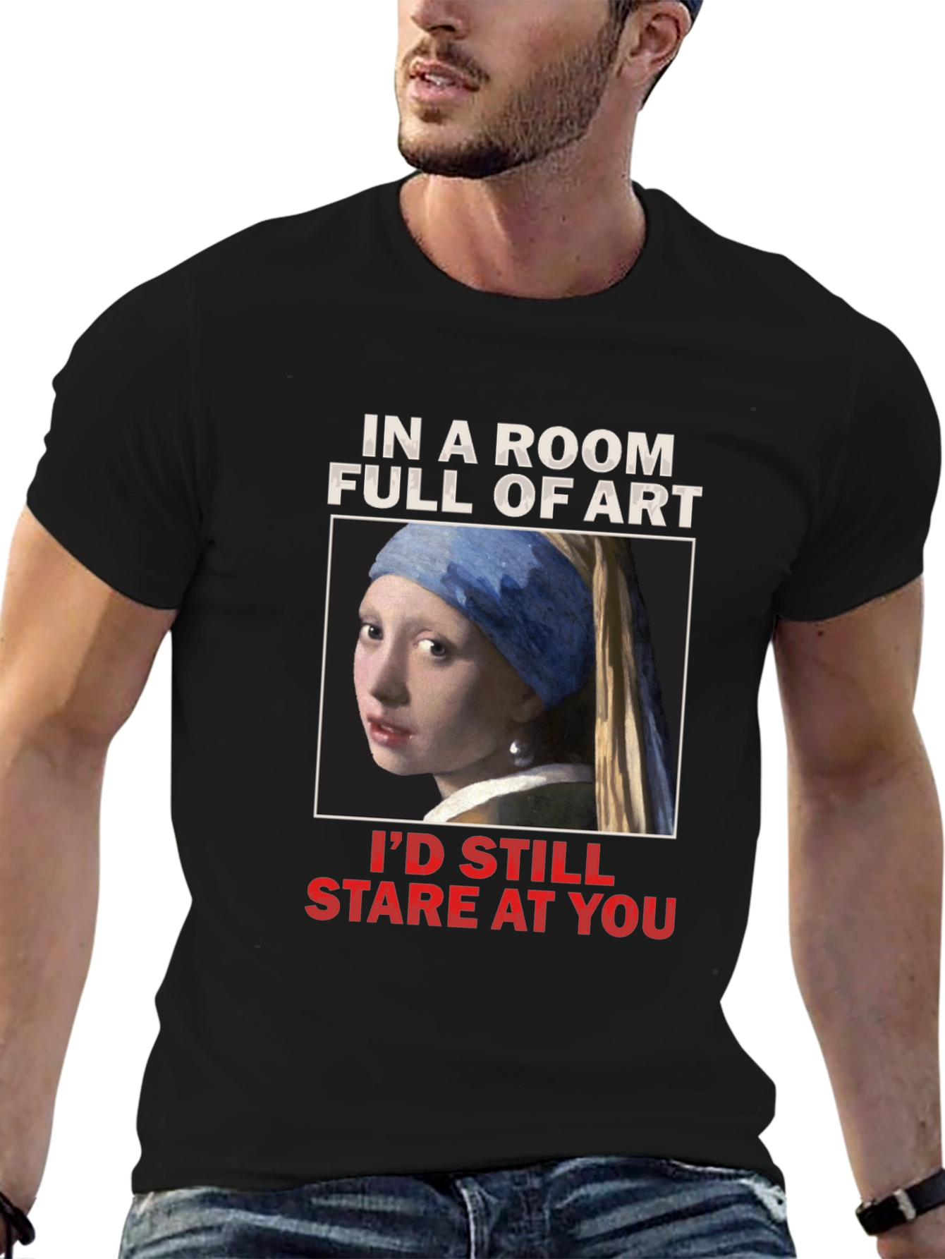 Art Lovers T-Shirt: Girl with a Pearl Earring