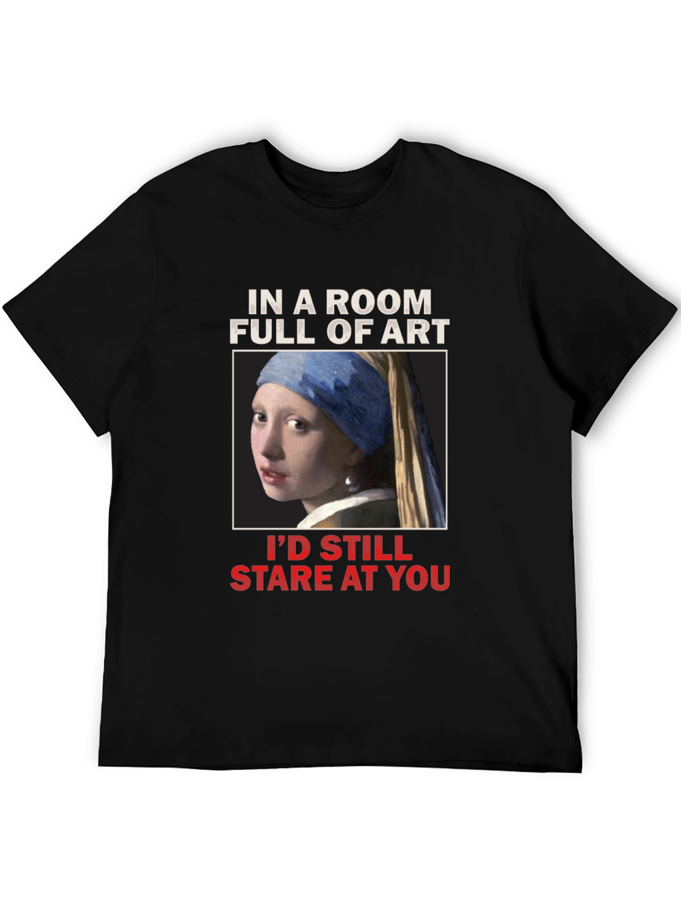 Art Lovers T-Shirt: Girl with a Pearl Earring