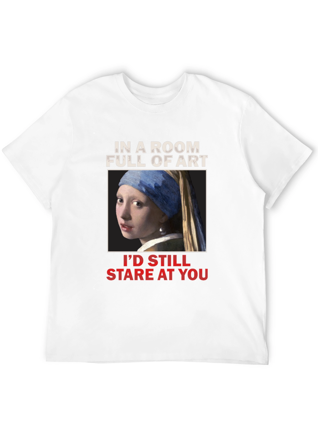 Art Lovers T-Shirt: Girl with a Pearl Earring