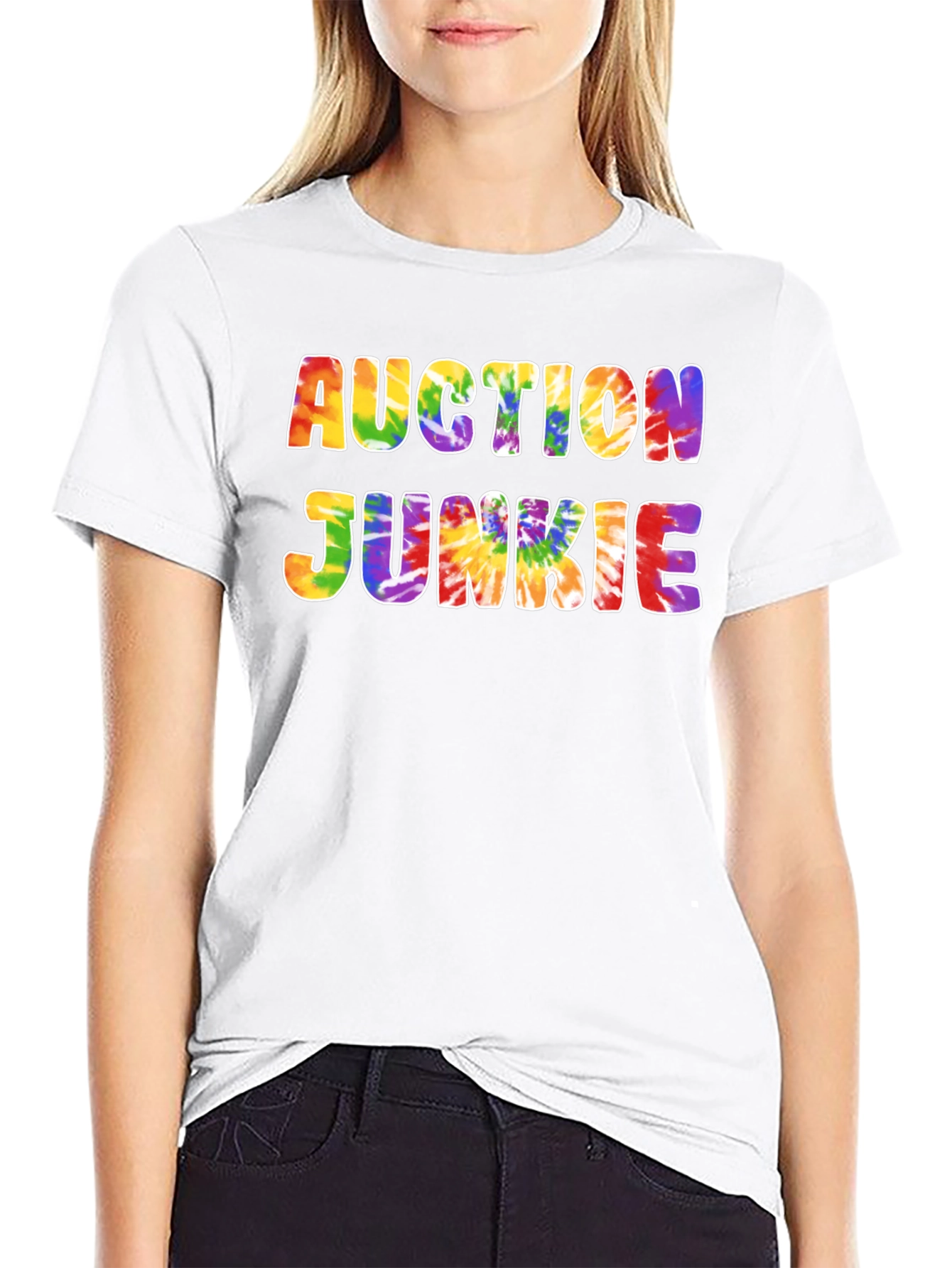 Auction Junkie Tie-Dye Graphic T-Shirt