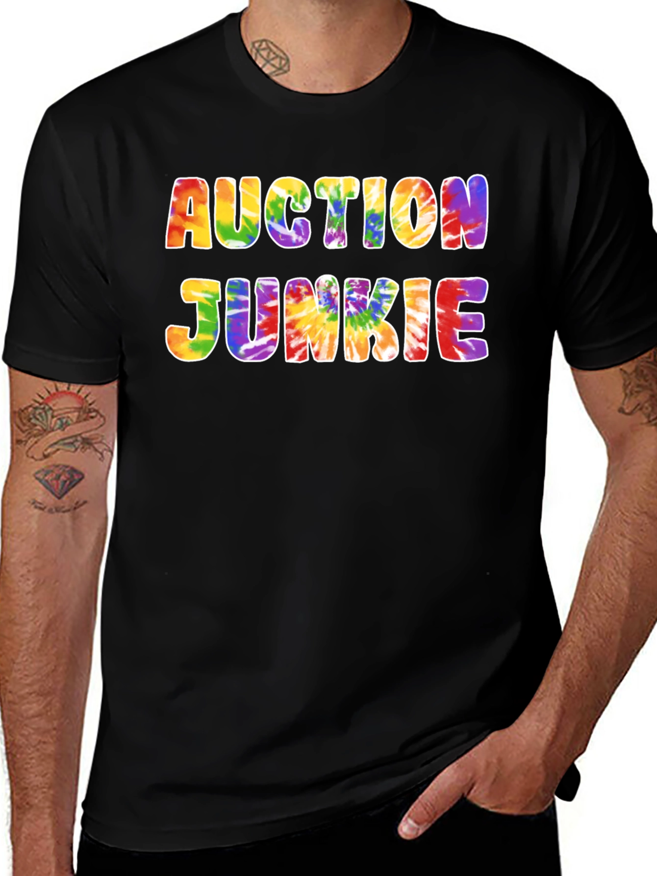 Auction Junkie Tie-Dye Graphic T-Shirt