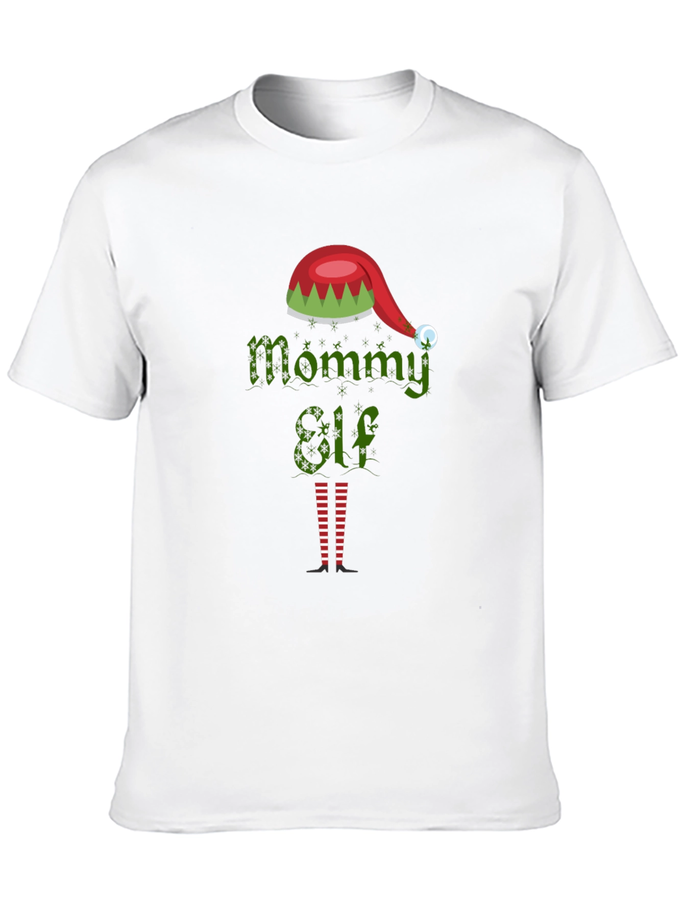 Mommy Elf Graphic Tee - Holiday Cheer!