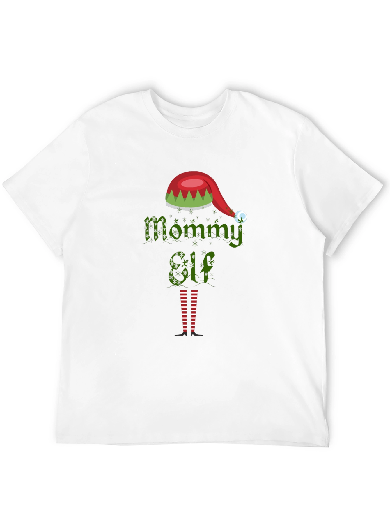 Mommy Elf Graphic Tee - Holiday Cheer!