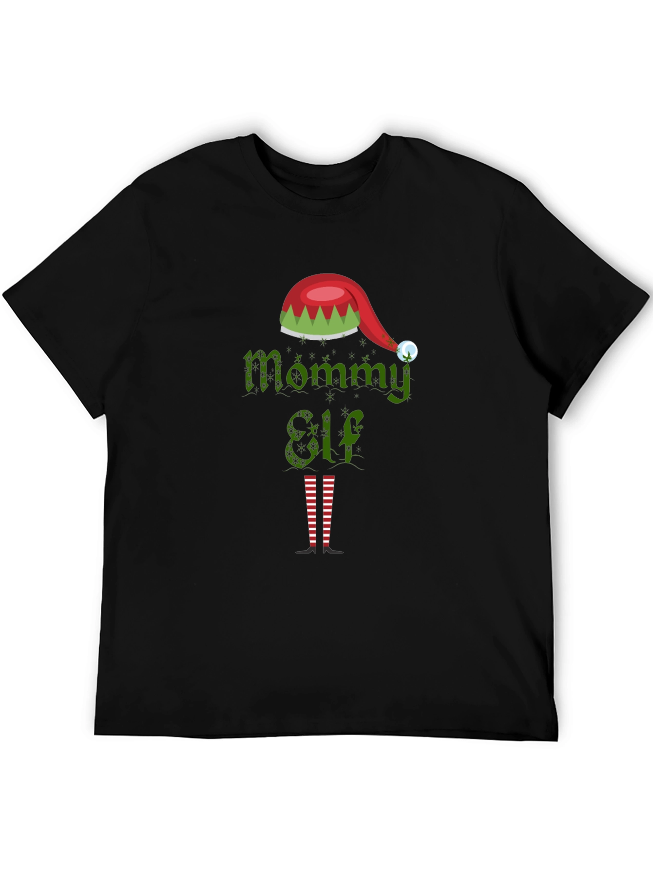 Mommy Elf Graphic Tee - Holiday Cheer!