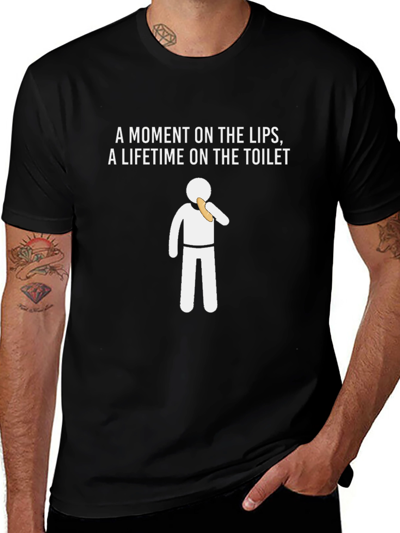 Funny Toilet Time Graphic Tee