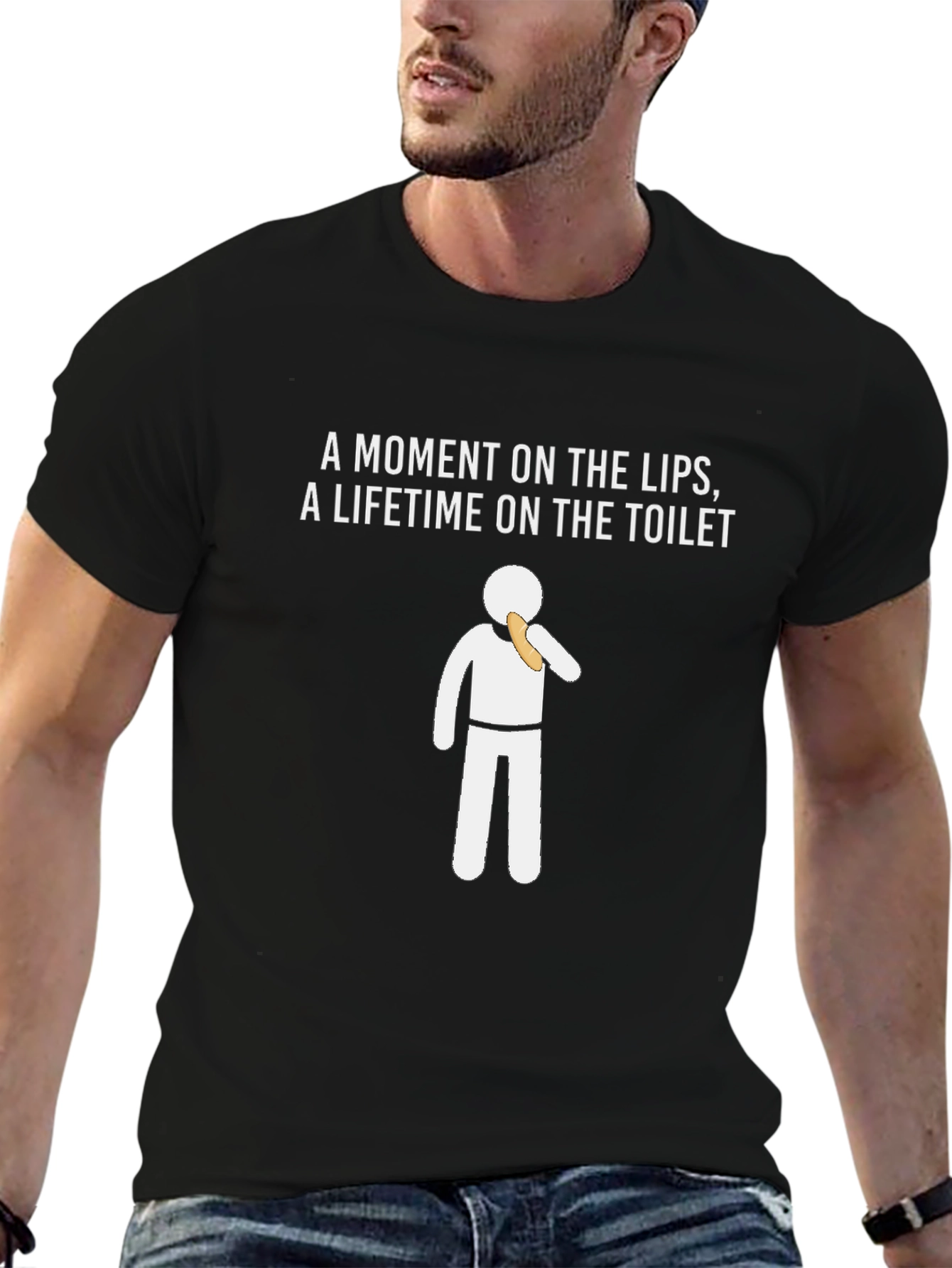 Funny Toilet Time Graphic Tee