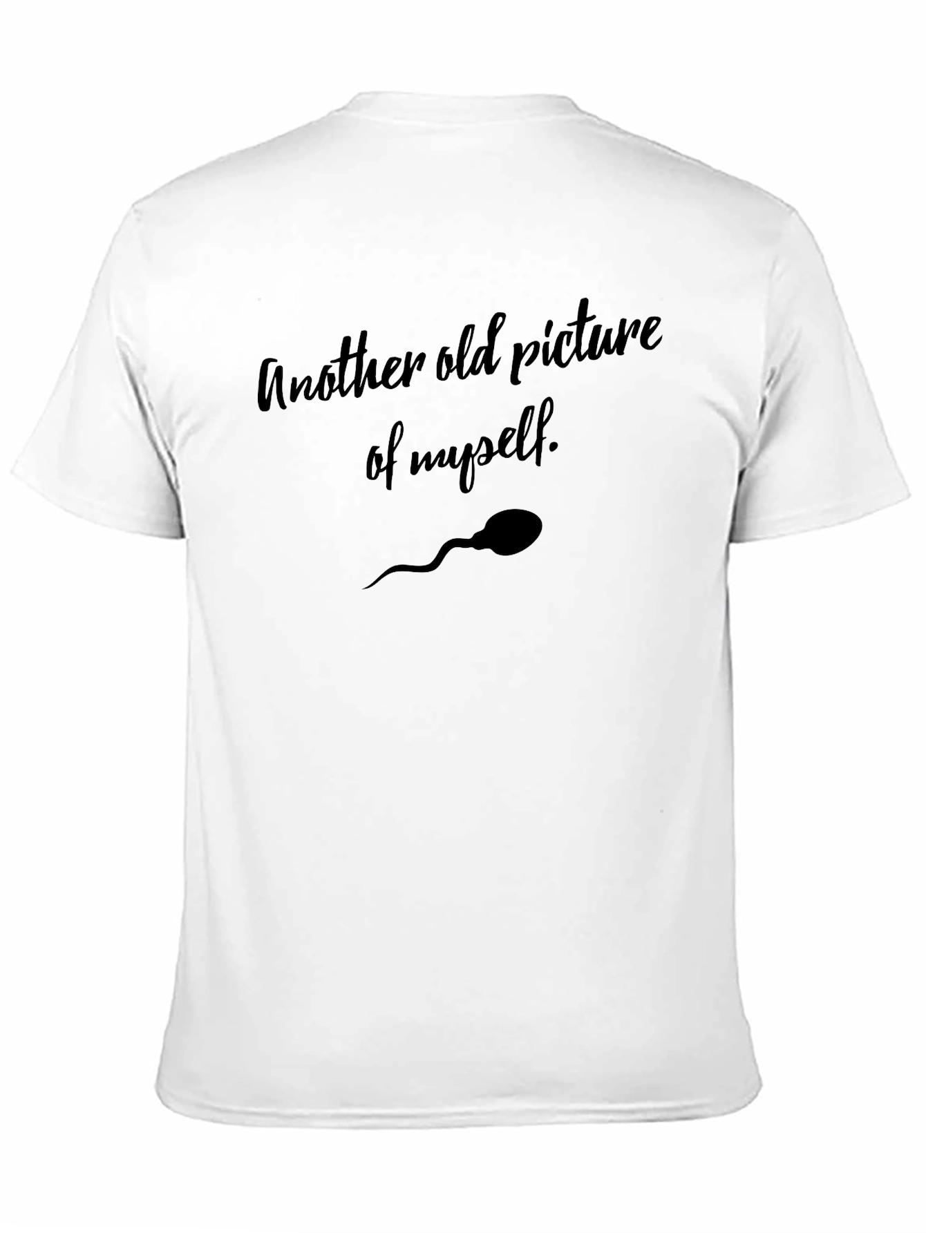 Humorous Another Old Picture of Myself Black T-Shirt