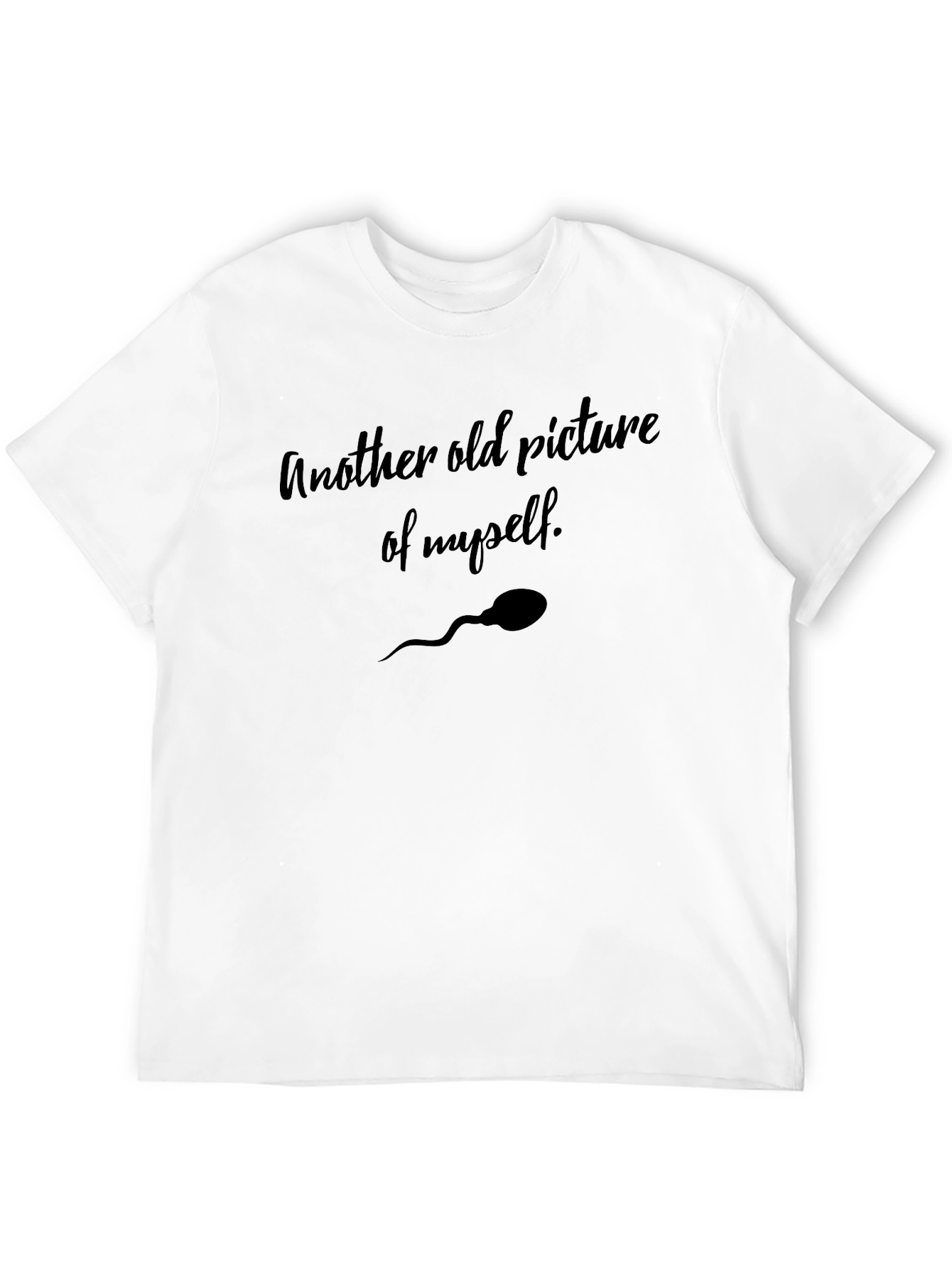 Humorous Another Old Picture of Myself Black T-Shirt