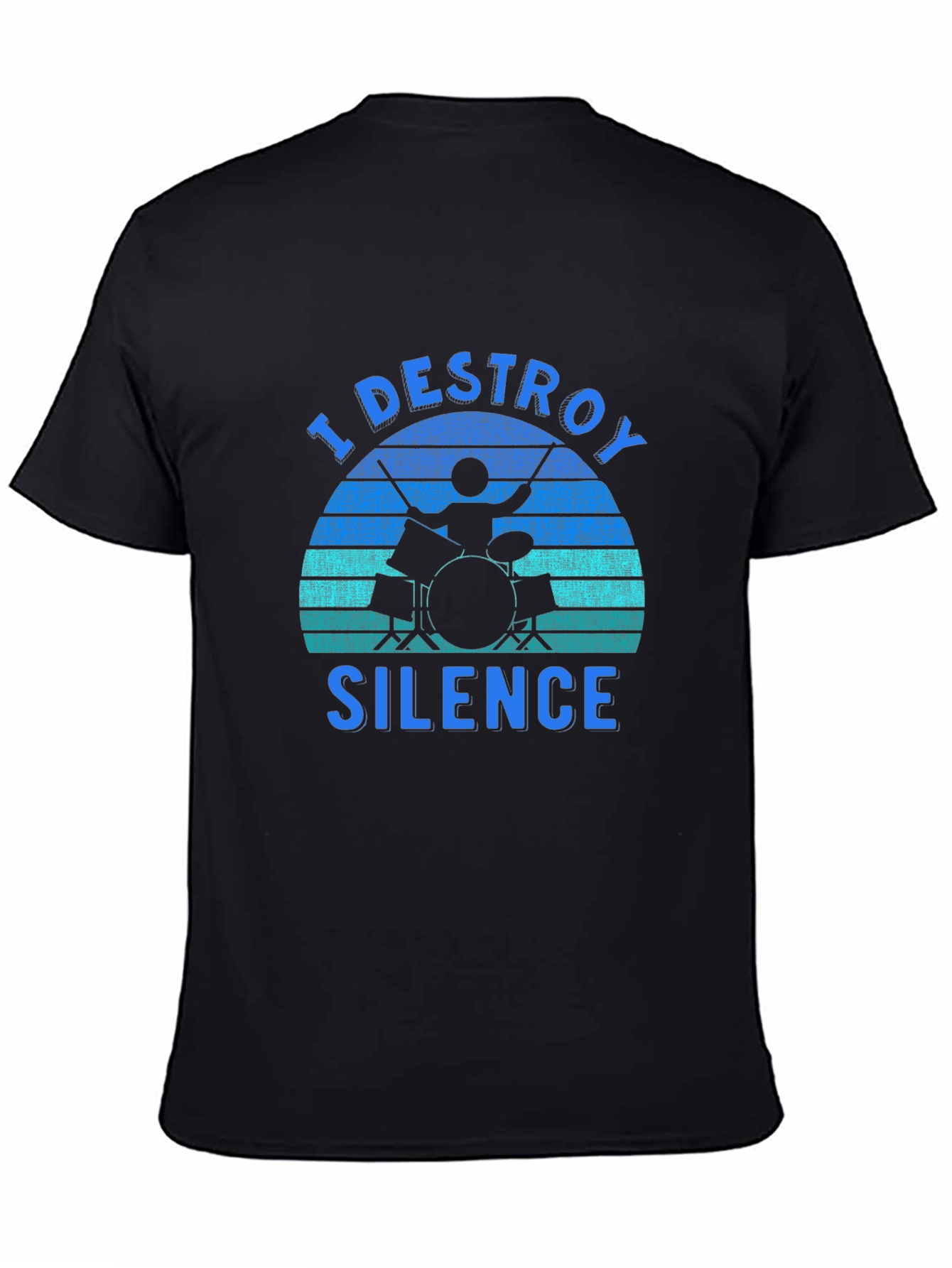 I Destroy Silence Drummer Graphic Tee