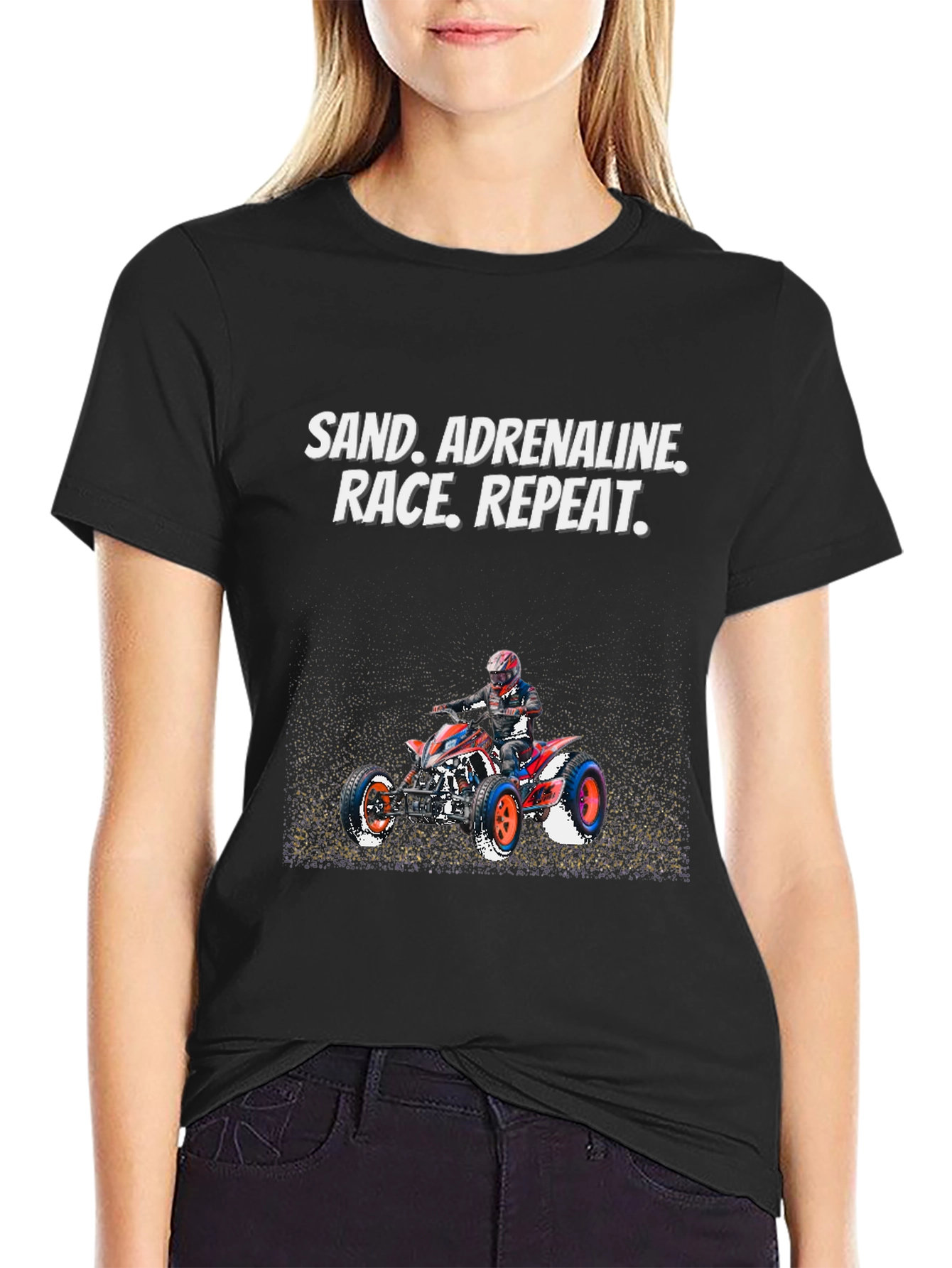 Sand. Adrenaline. Race. Repeat. Graphic Tee