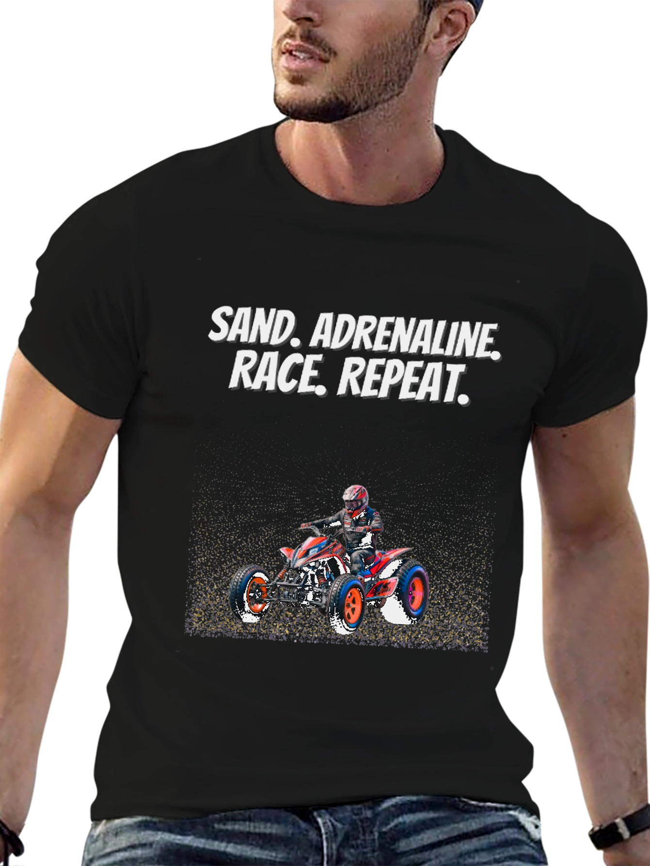 Sand. Adrenaline. Race. Repeat. Graphic Tee