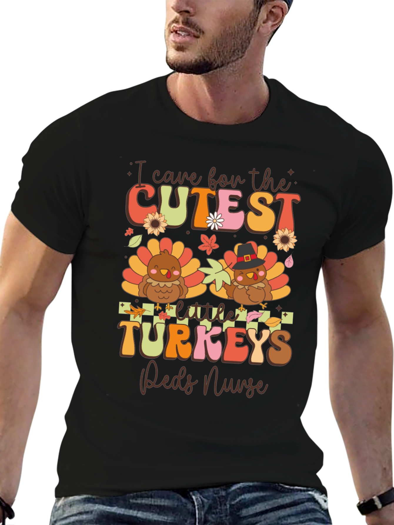 Cute Thanksgiving Nurse T-Shirt