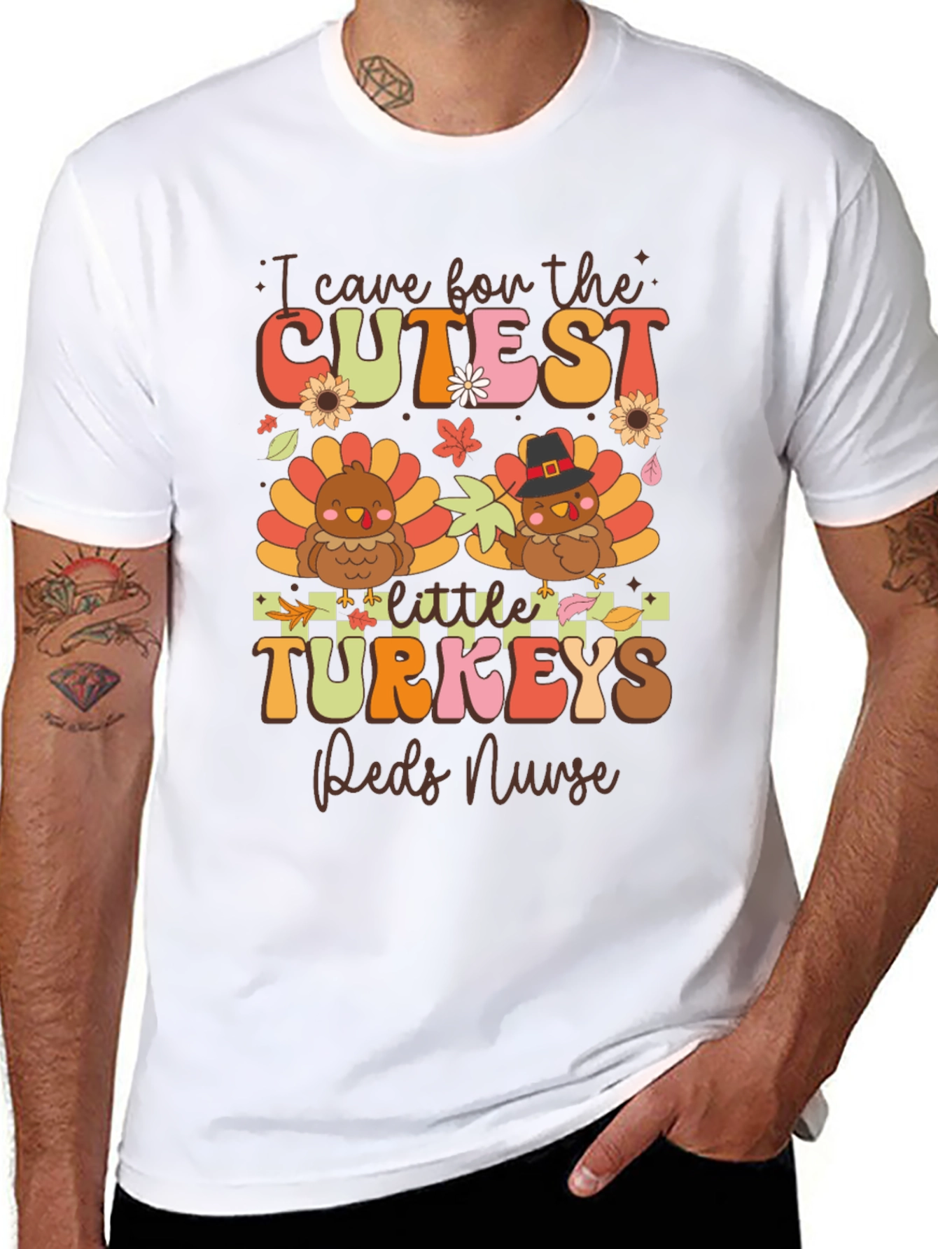 Cute Thanksgiving Nurse T-Shirt