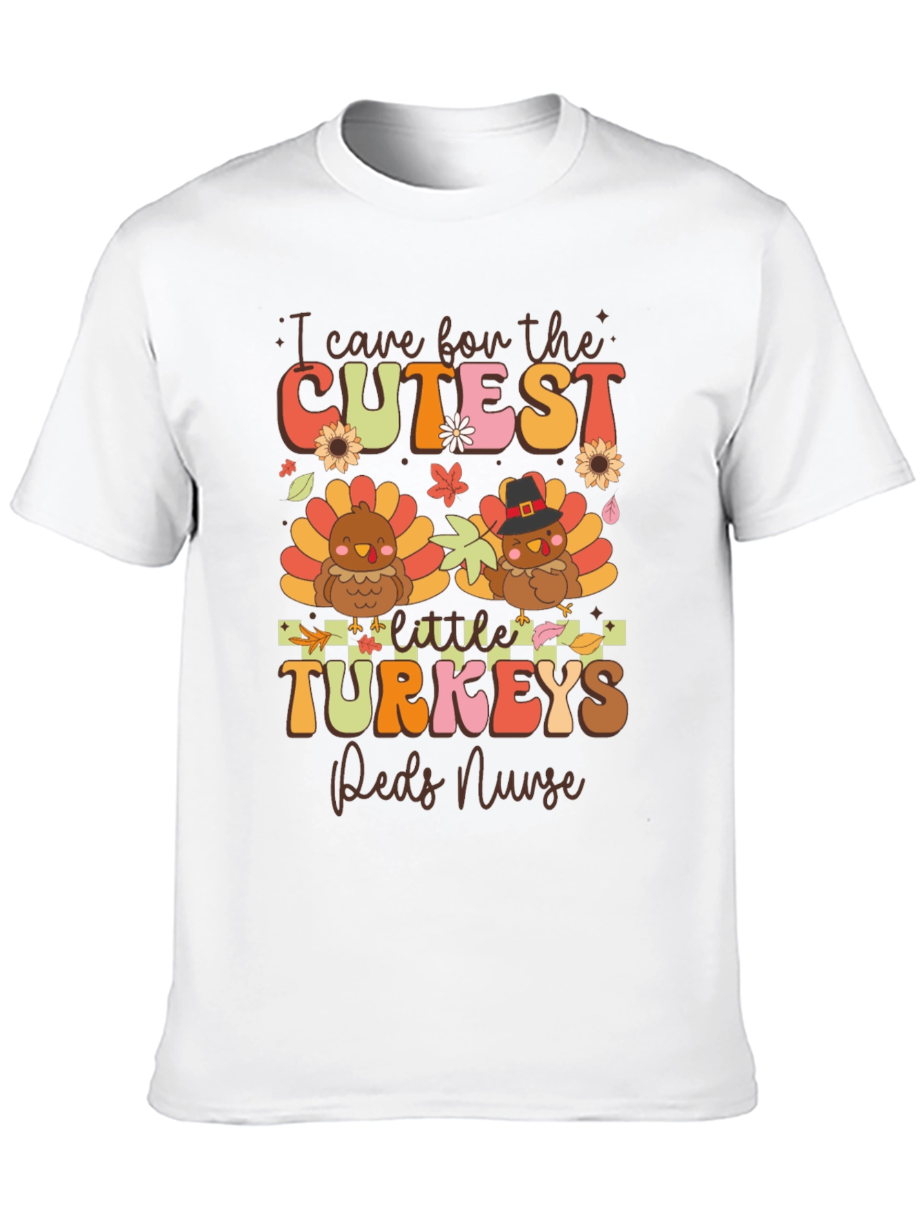 Cute Thanksgiving Nurse T-Shirt