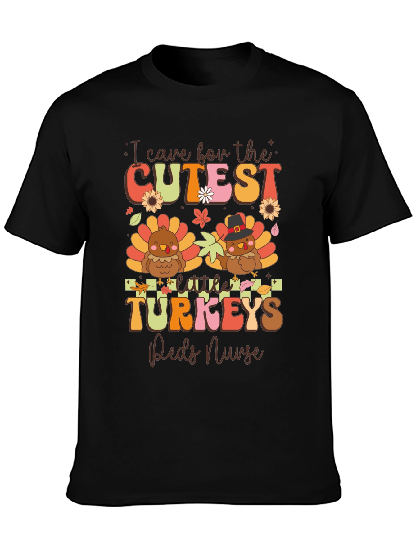 Cute Thanksgiving Nurse T-Shirt