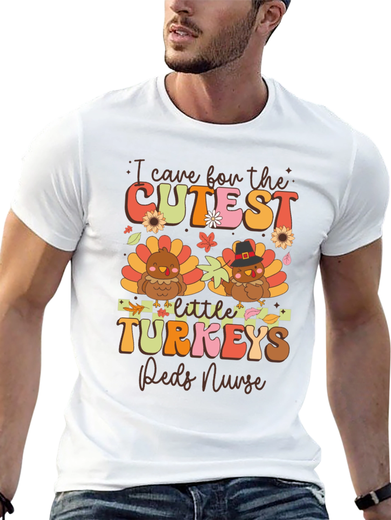 Cute Thanksgiving Nurse T-Shirt