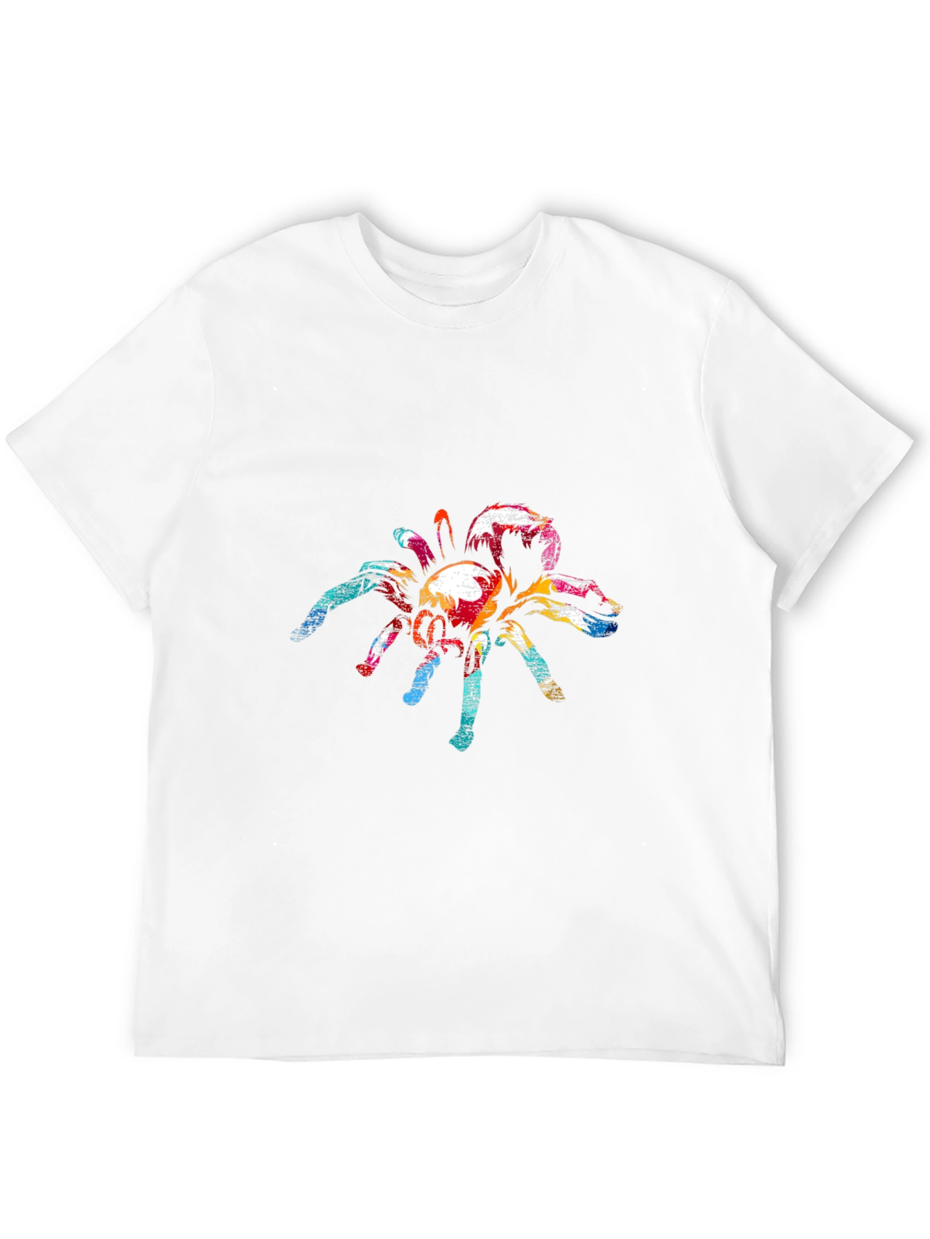 Abstract Spider Graphic Tee - Mens Black T-Shirt