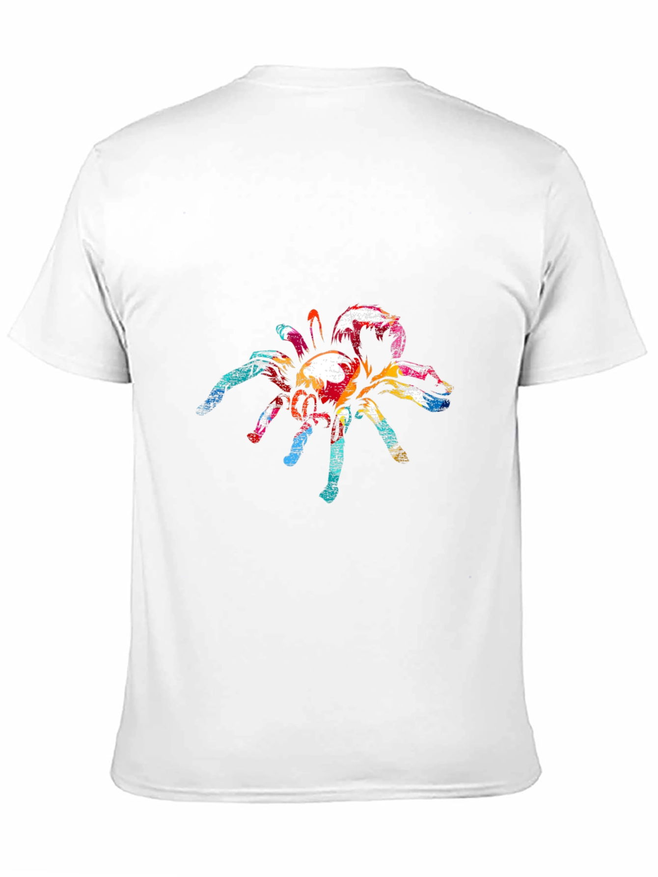 Abstract Spider Graphic Tee - Mens Black T-Shirt