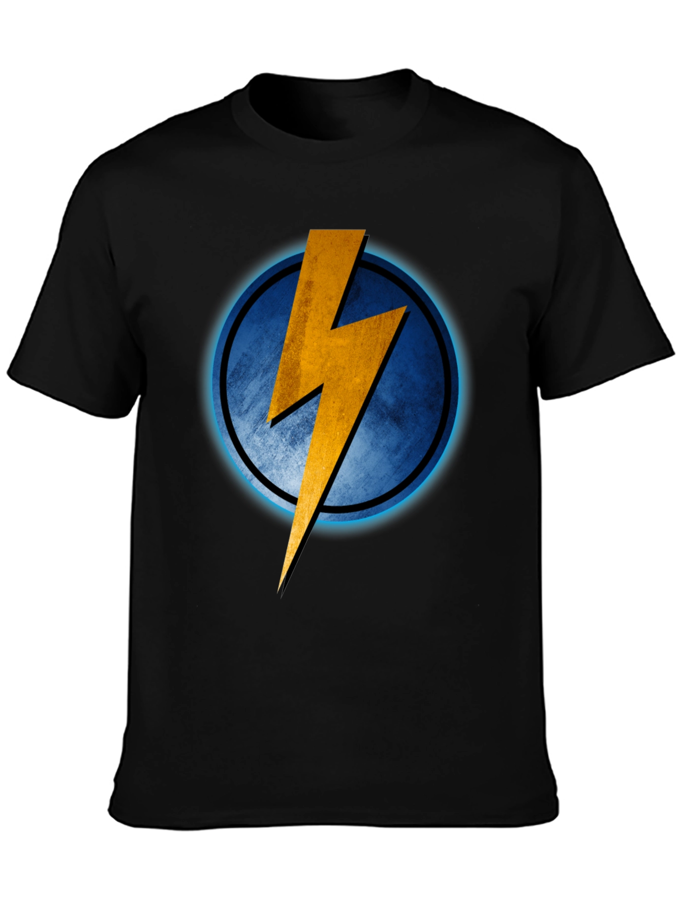 Electric Bolt Graphic Tee - Black