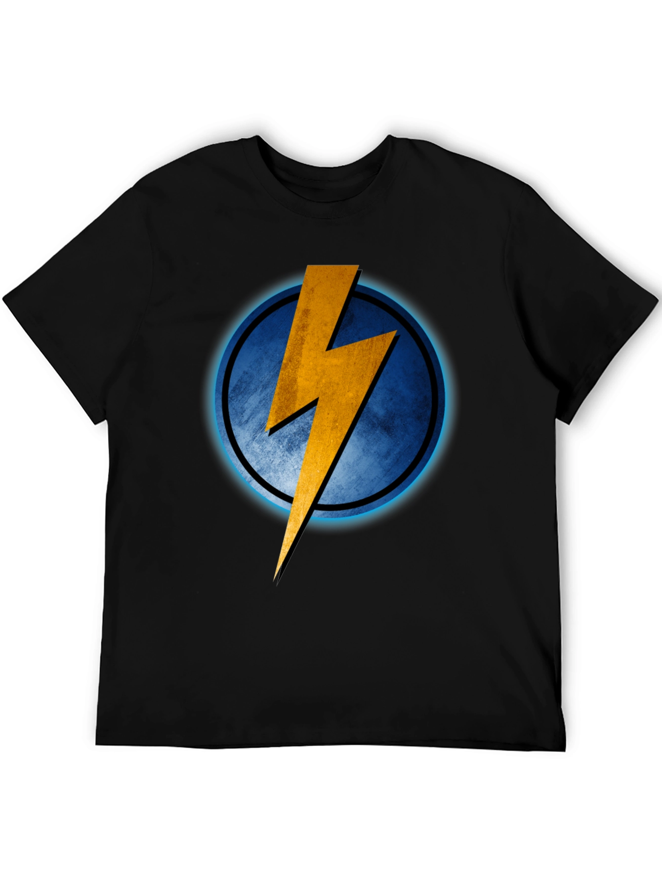 Electric Bolt Graphic Tee - Black