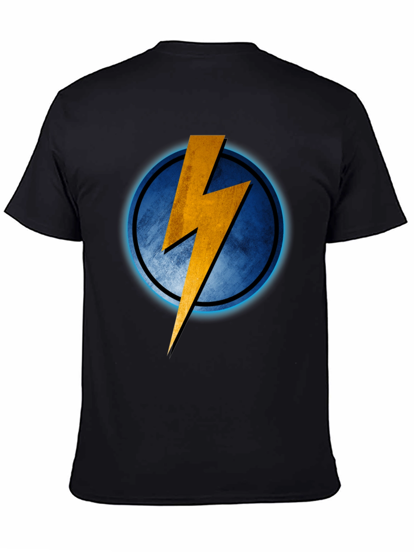 Electric Bolt Graphic Tee - Black