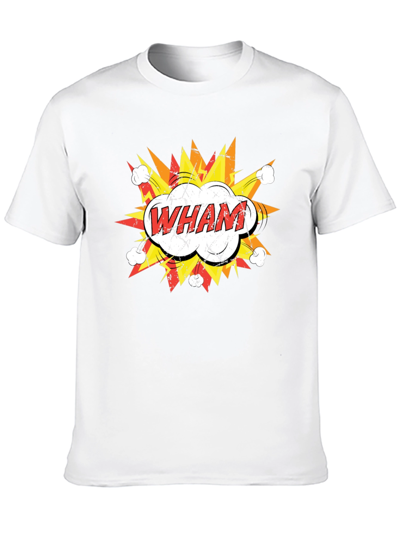 Wham! Graphic Print Black T-Shirt