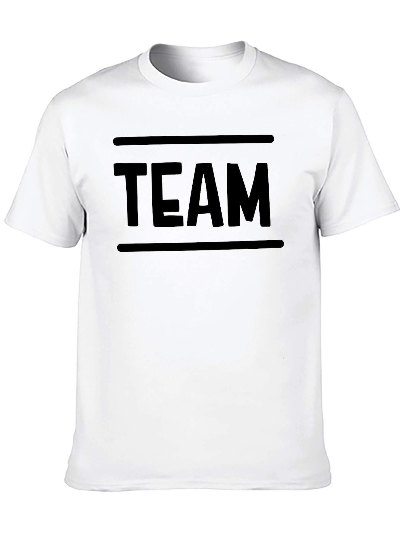 Black TEAM Graphic T-Shirt
