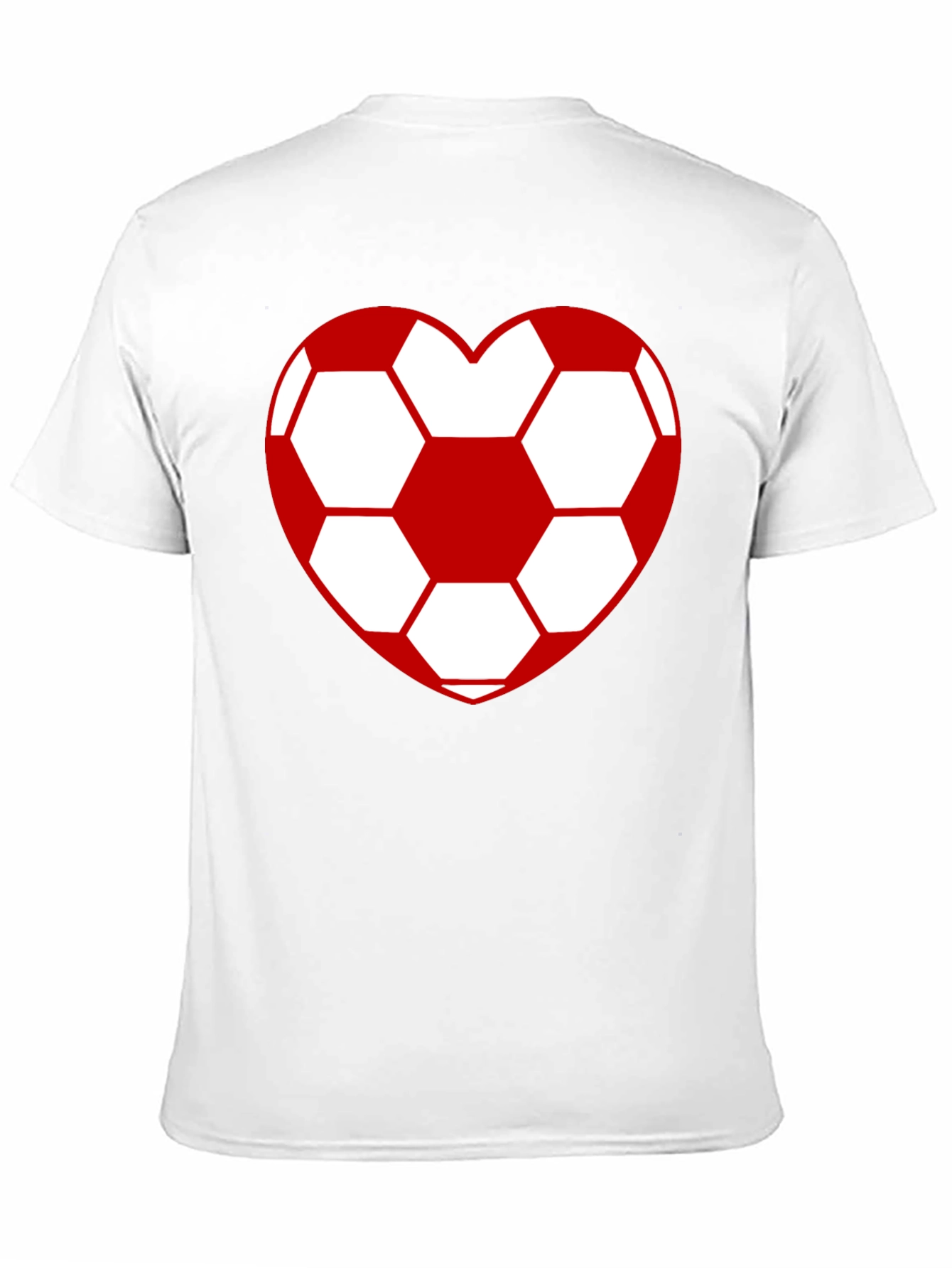 Soccer Heart T-Shirt - Stylish Black Cotton Tee
