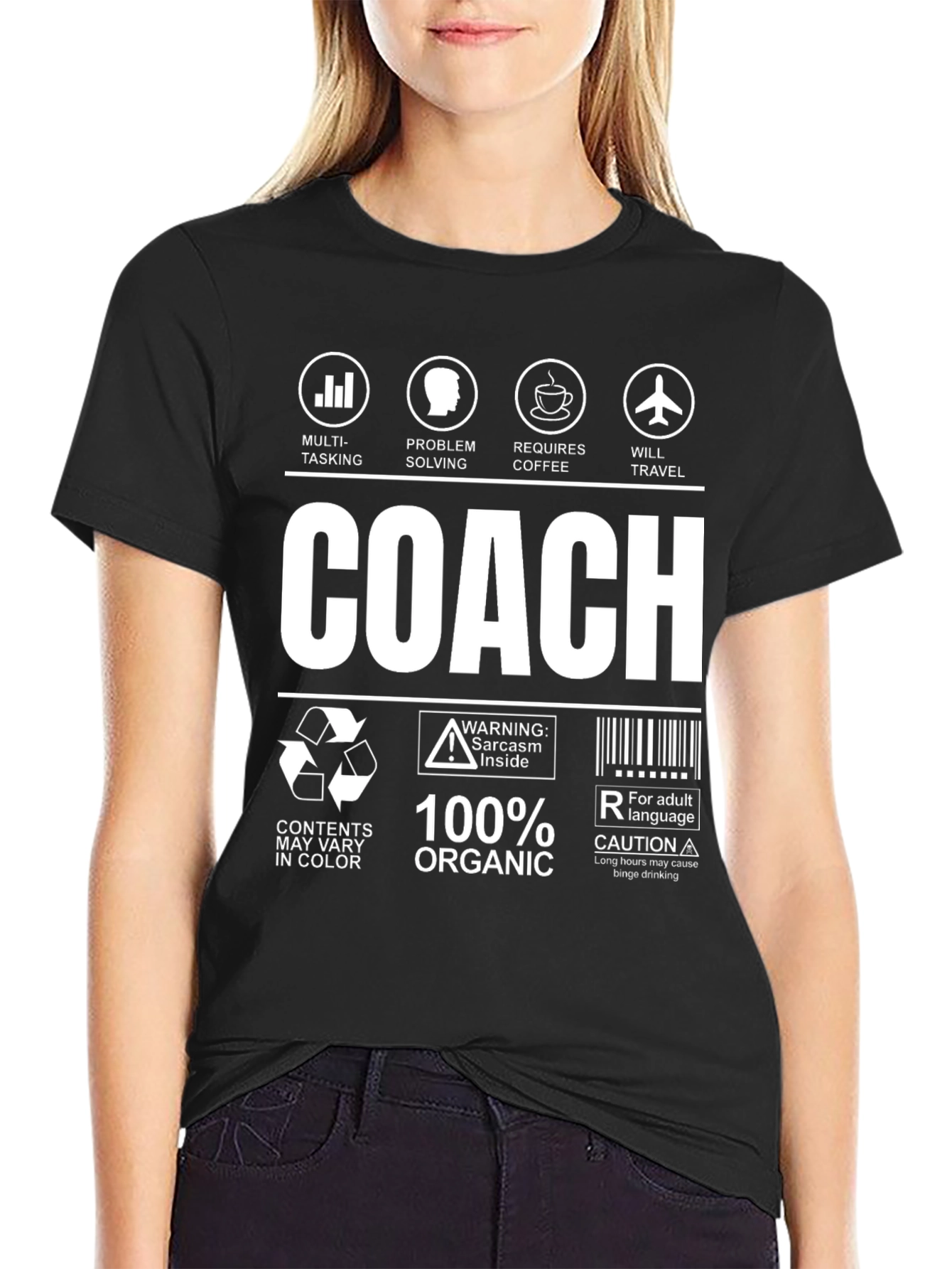 Coach Funny Graphic T-Shirt