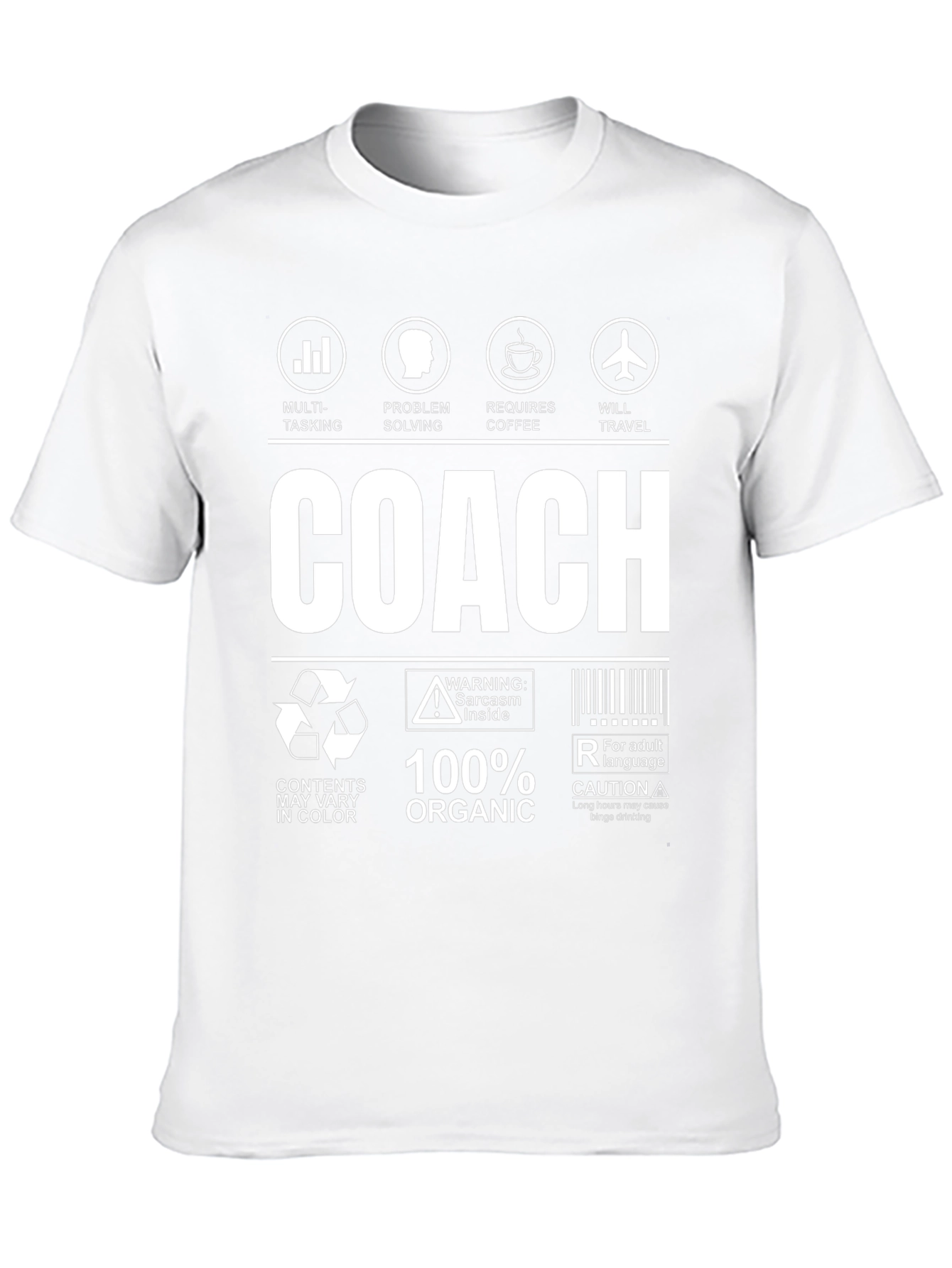 Coach Funny Graphic T-Shirt