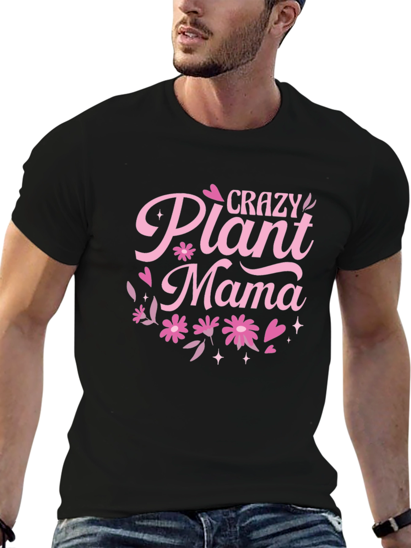Crazy Plant Mama Graphic T-Shirt