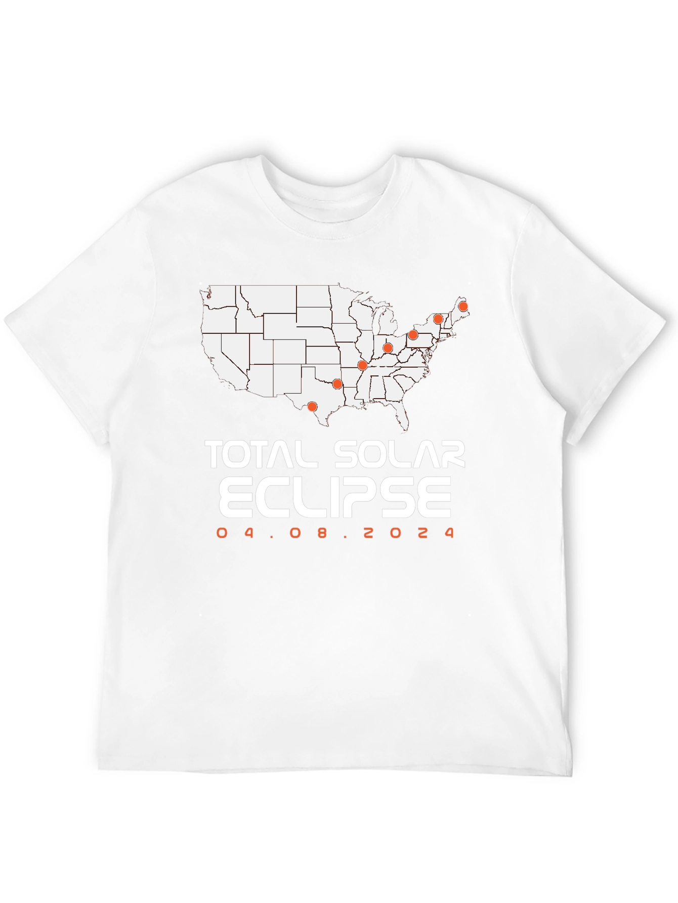 Total Solar Eclipse 04.08.2024 T-Shirt