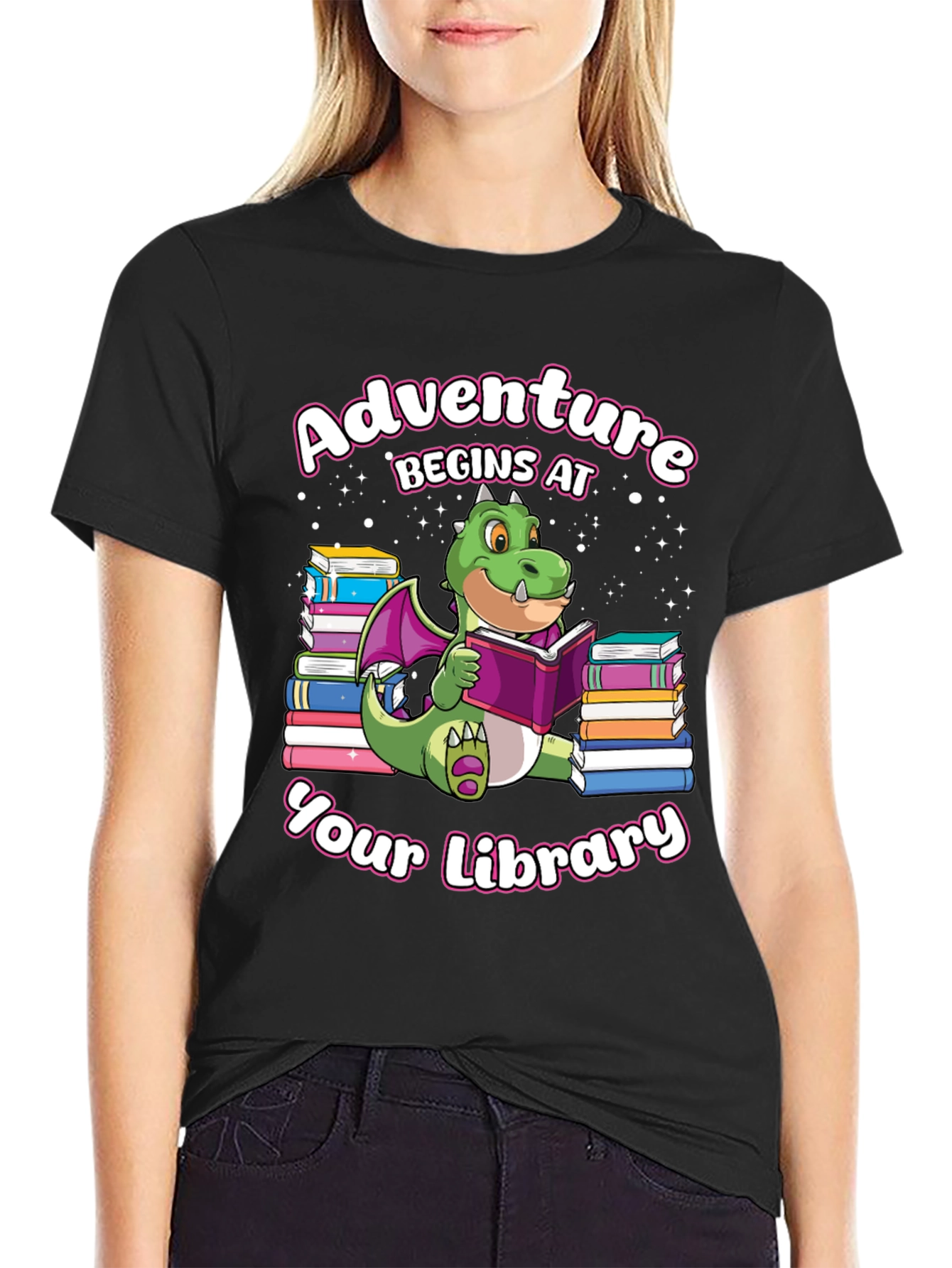 Adventure Begins At Your Library T-Shirt