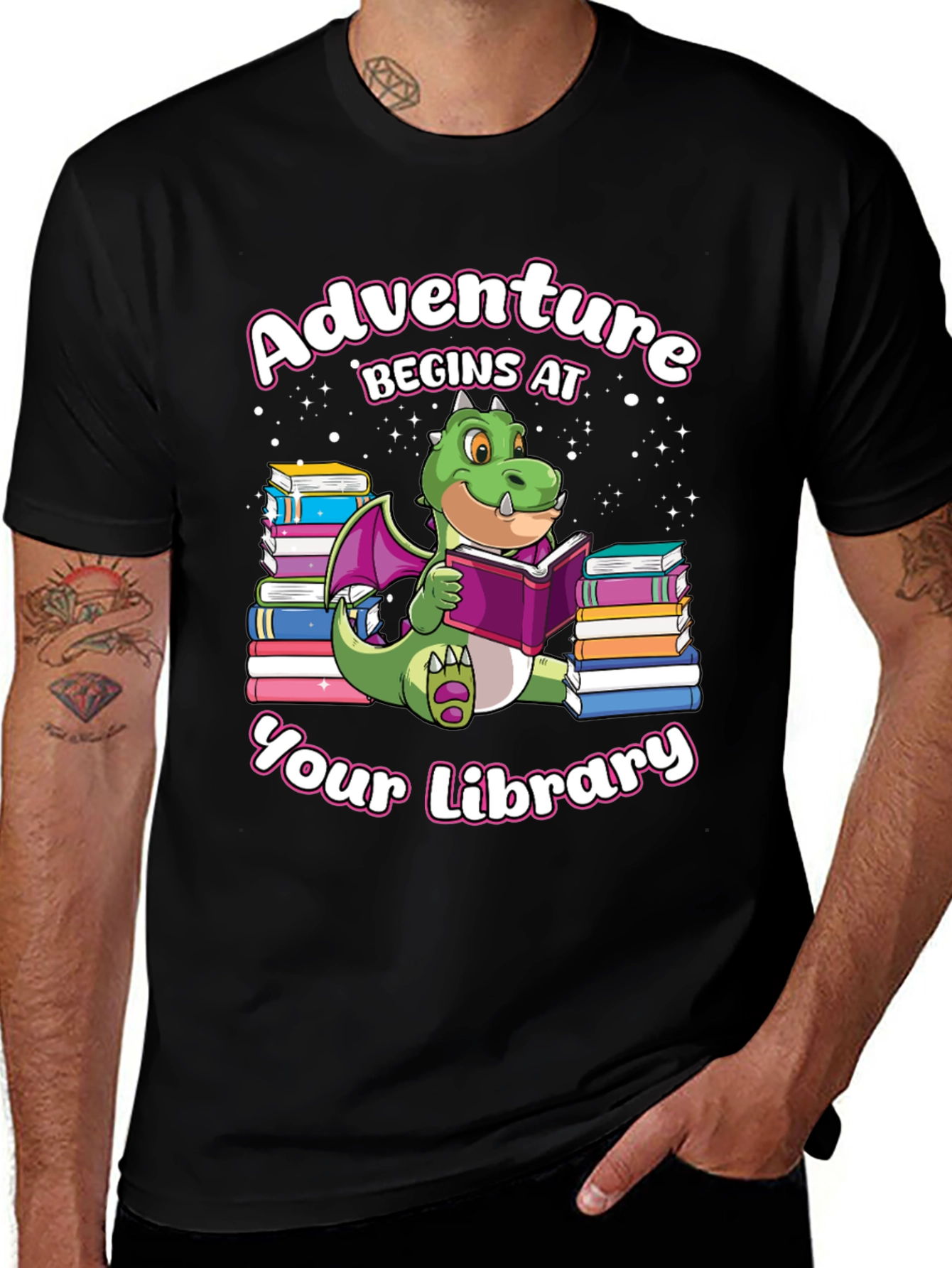 Adventure Begins At Your Library T-Shirt