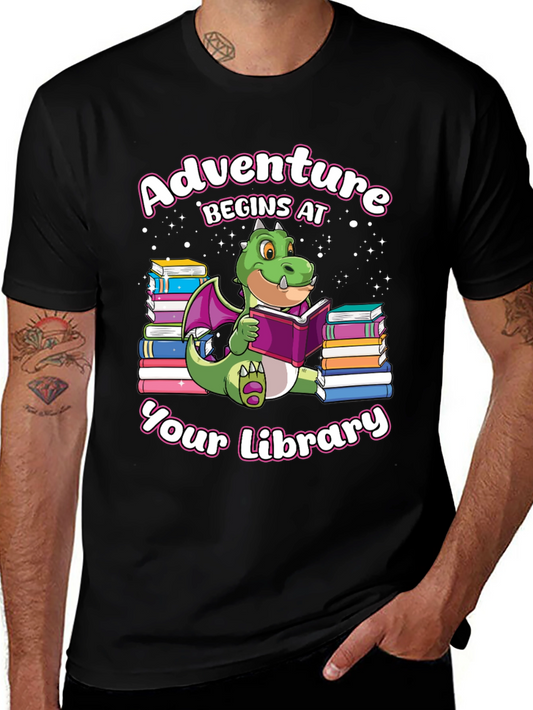 Adventure Begins At Your Library T-Shirt