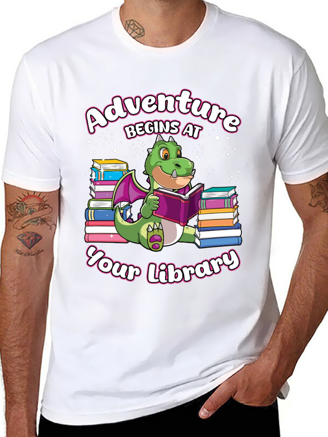 Adventure Begins At Your Library T-Shirt