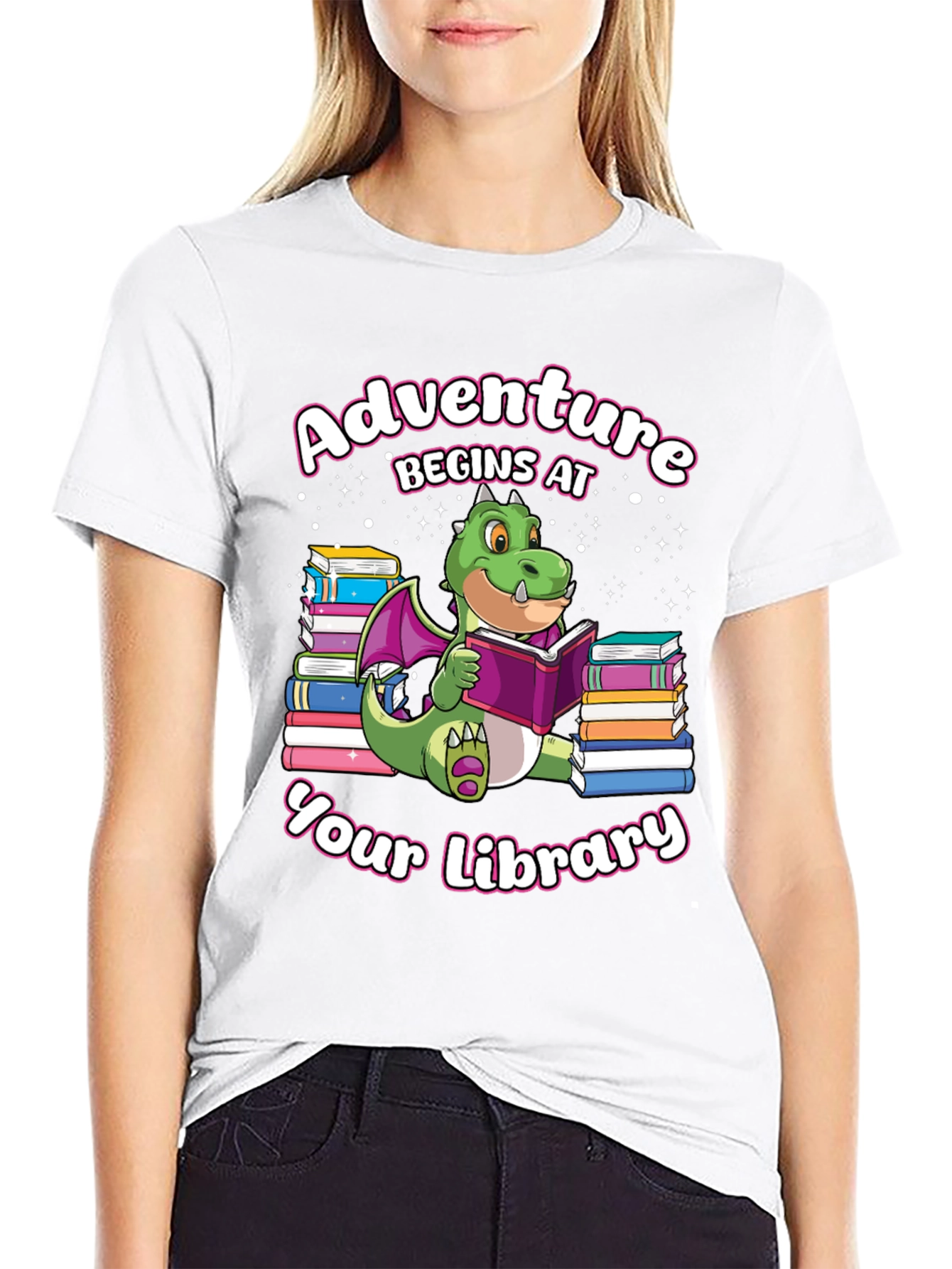 Adventure Begins At Your Library T-Shirt