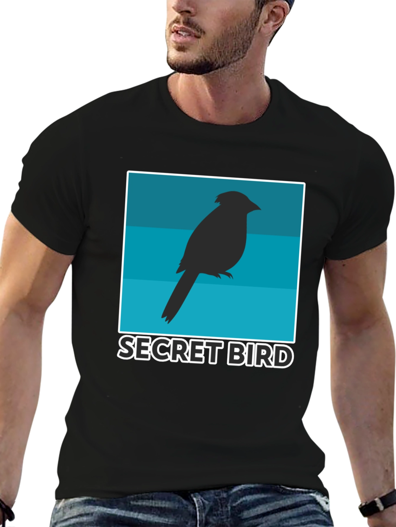 Secret Bird Graphic Tee - Unique Design