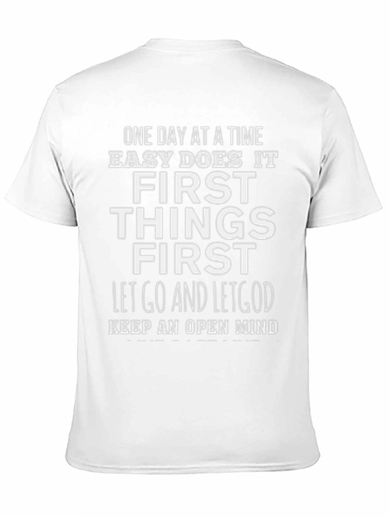 Inspirational Graphic Tee - One Day at a Time