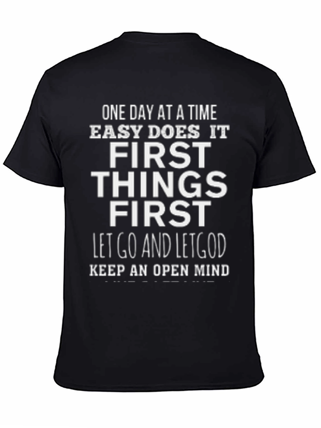 Inspirational Graphic Tee - One Day at a Time