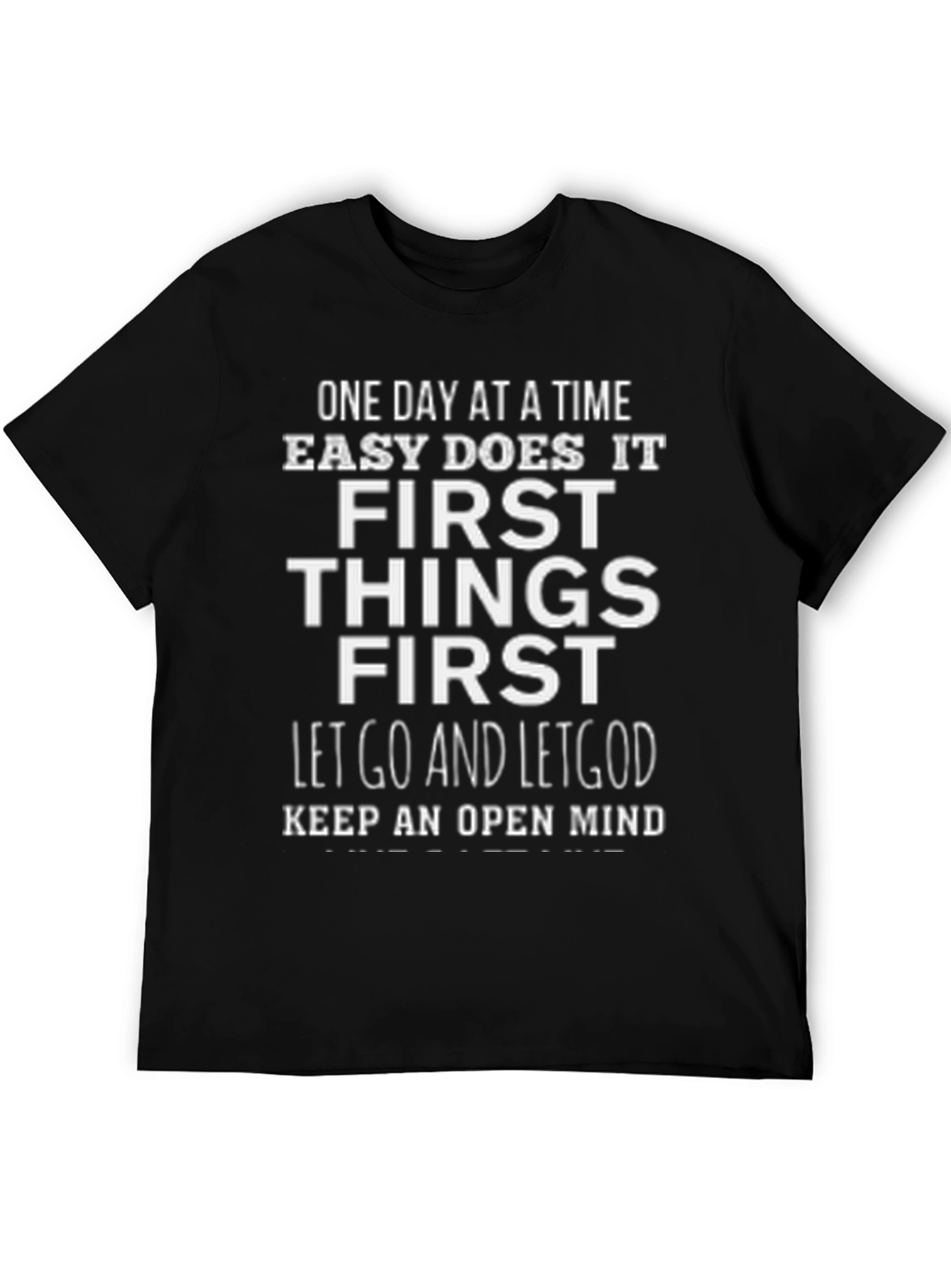 Inspirational Graphic Tee - One Day at a Time