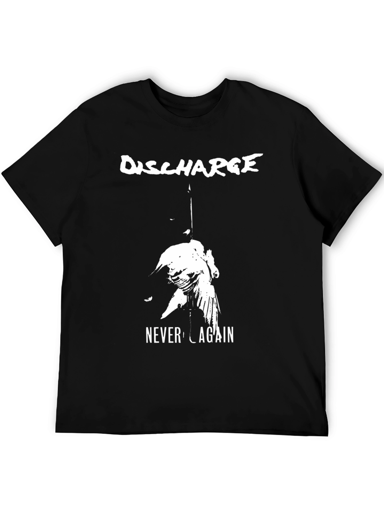 Discharge Never Again Graphic T-Shirt