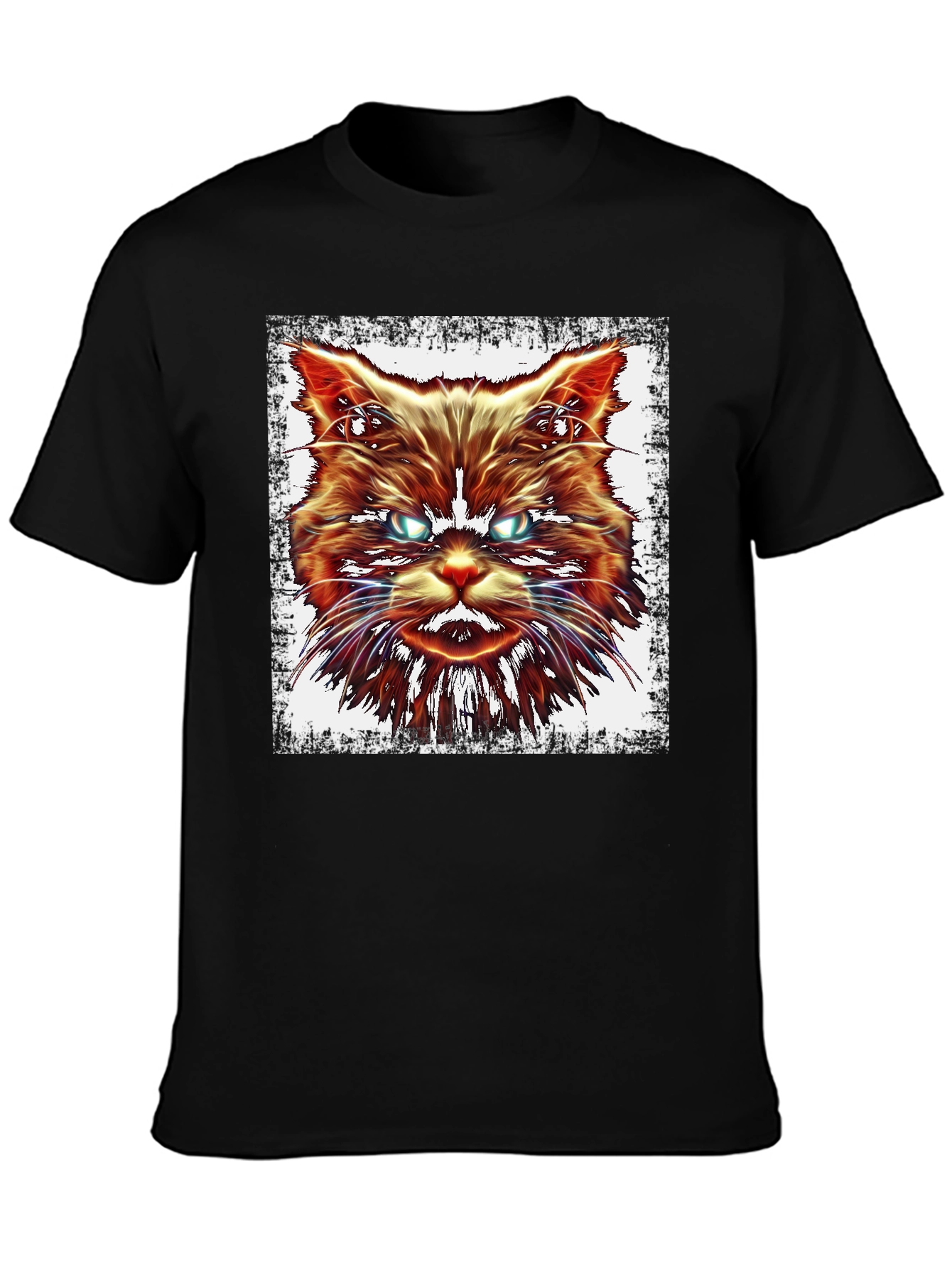 Grumpy Cat Graphic Black T-Shirt