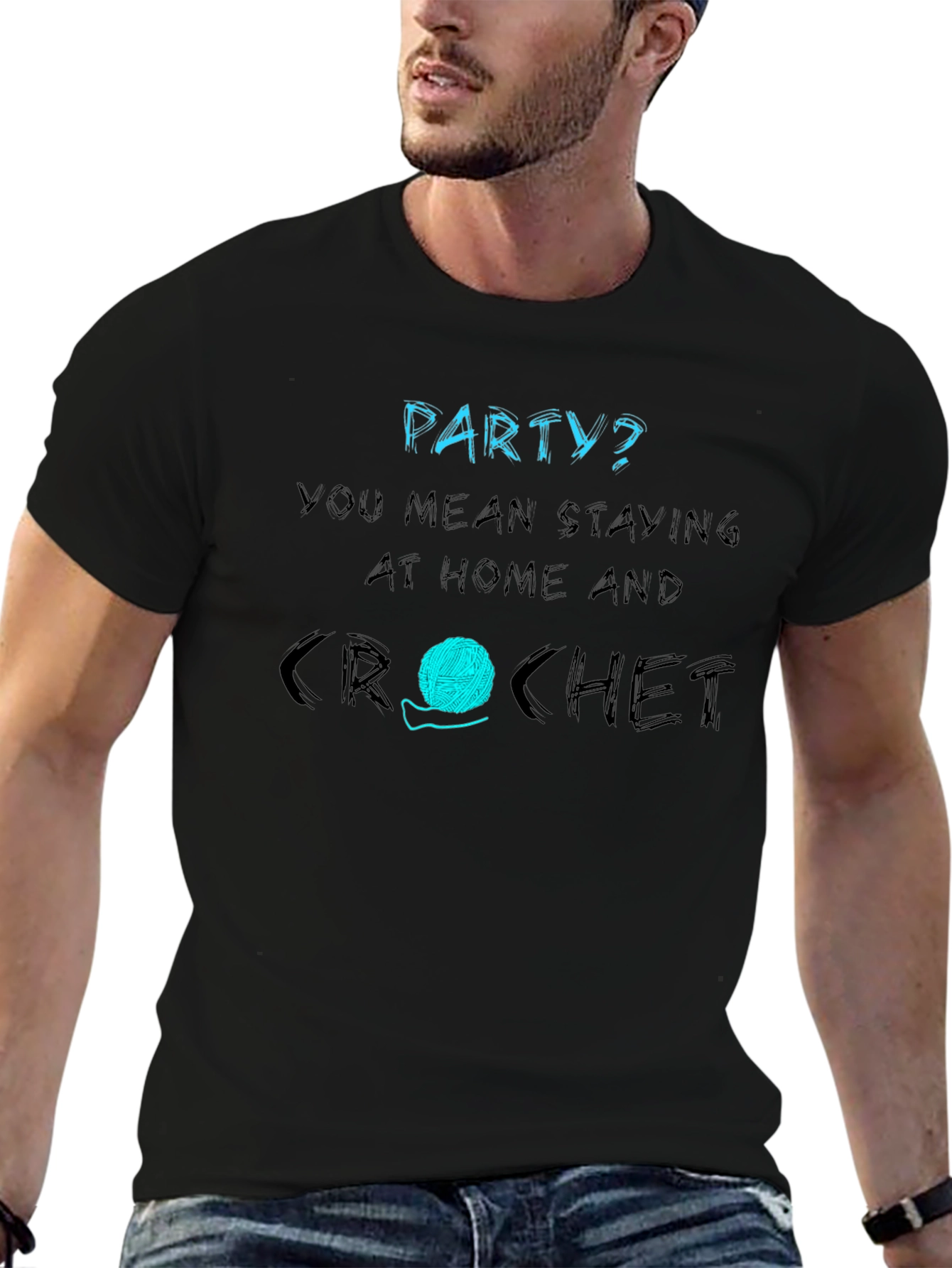 Crochet Lover T-Shirt - Stay Home and Crochet