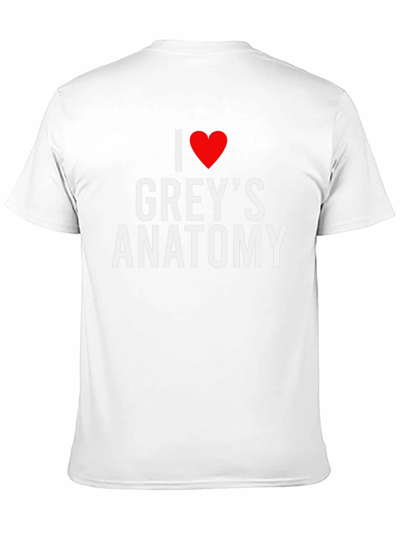I Love Greys Anatomy Black T-Shirt