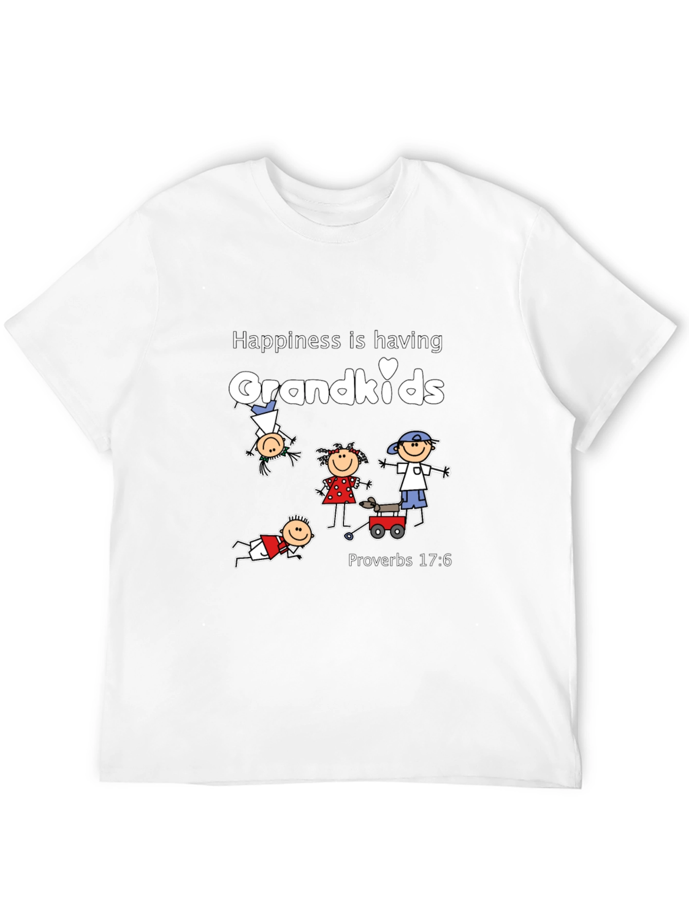 Grandkids Happiness Graphic T-Shirt